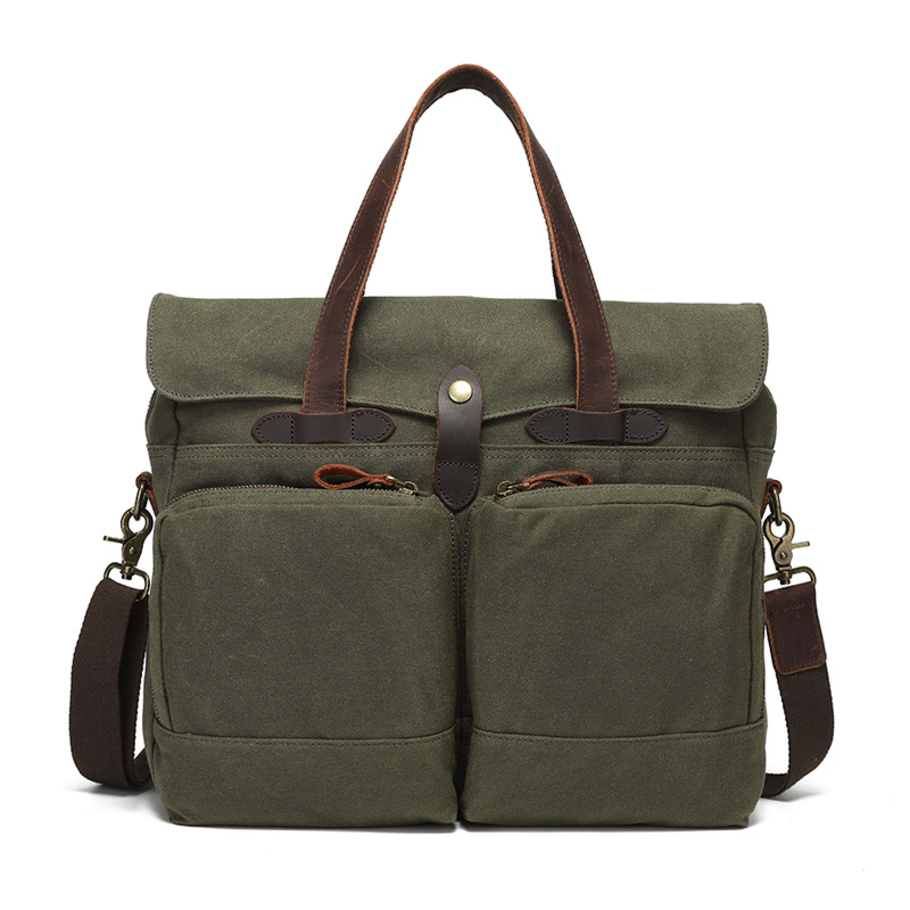 Portable Briefcase Men's One-shoulder Crossbody Outdoor Travel 8