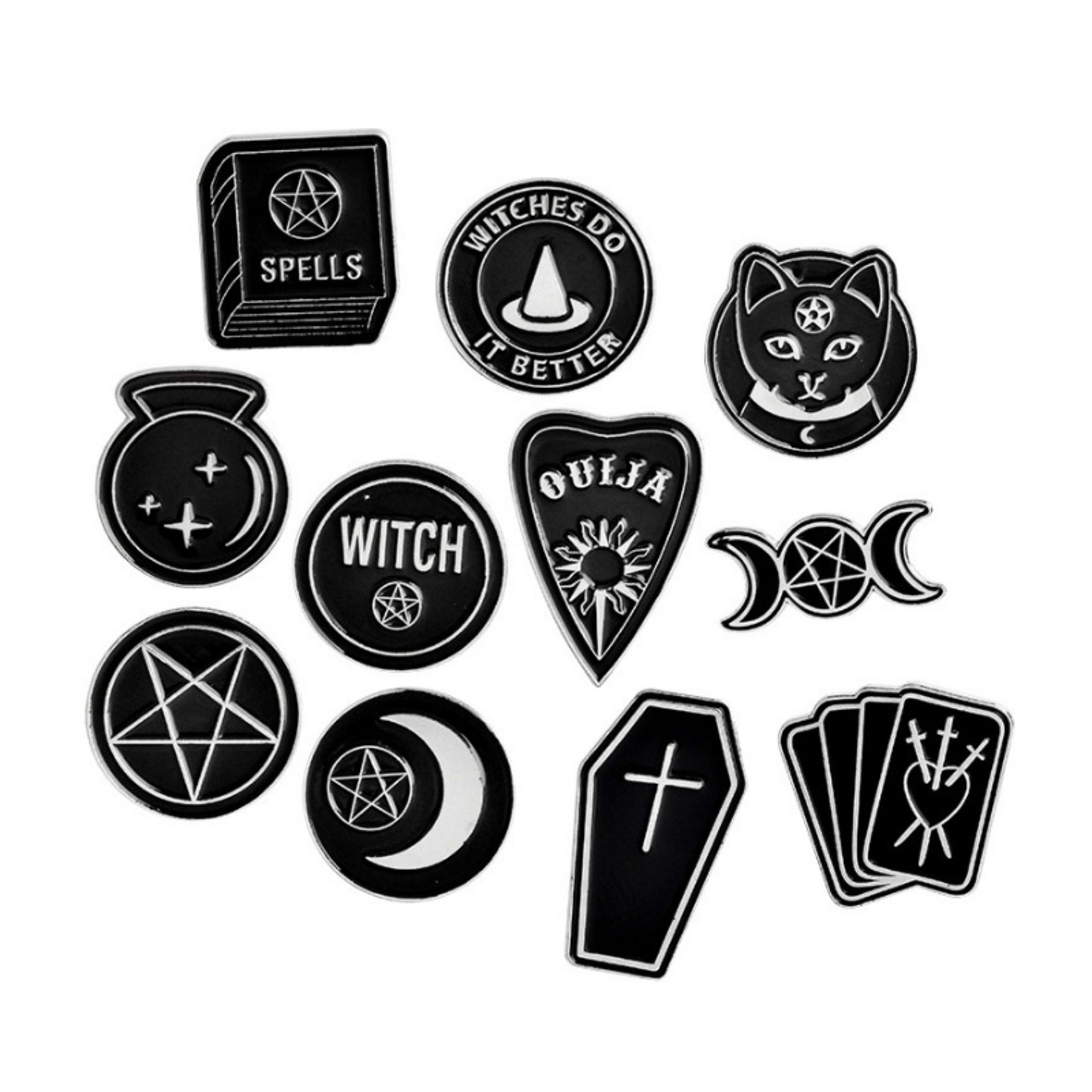 Punk Dark Series Retro Statement Brooch
