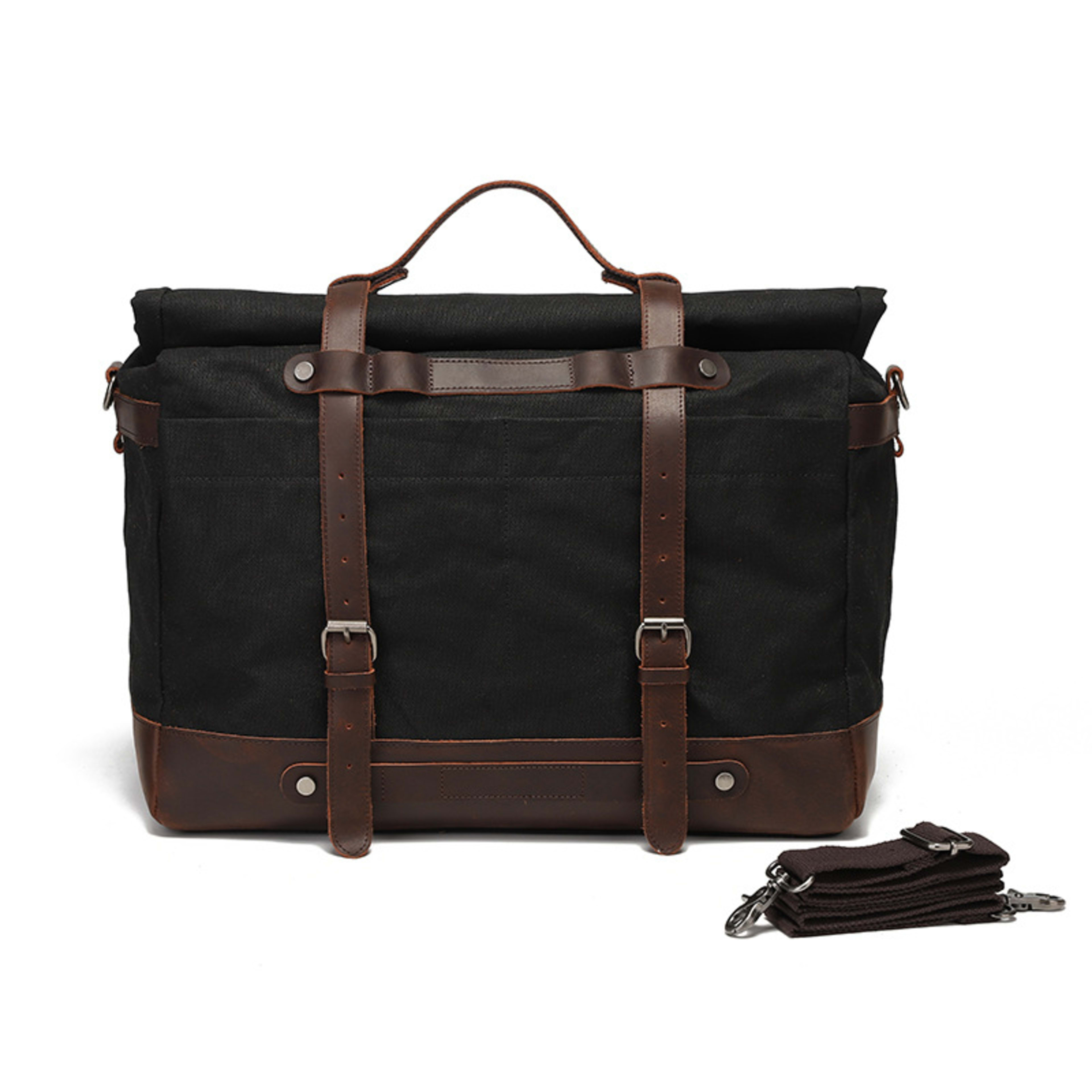 Canvas Shoulder Bag Casual Unisex Crossbody Bag 4
