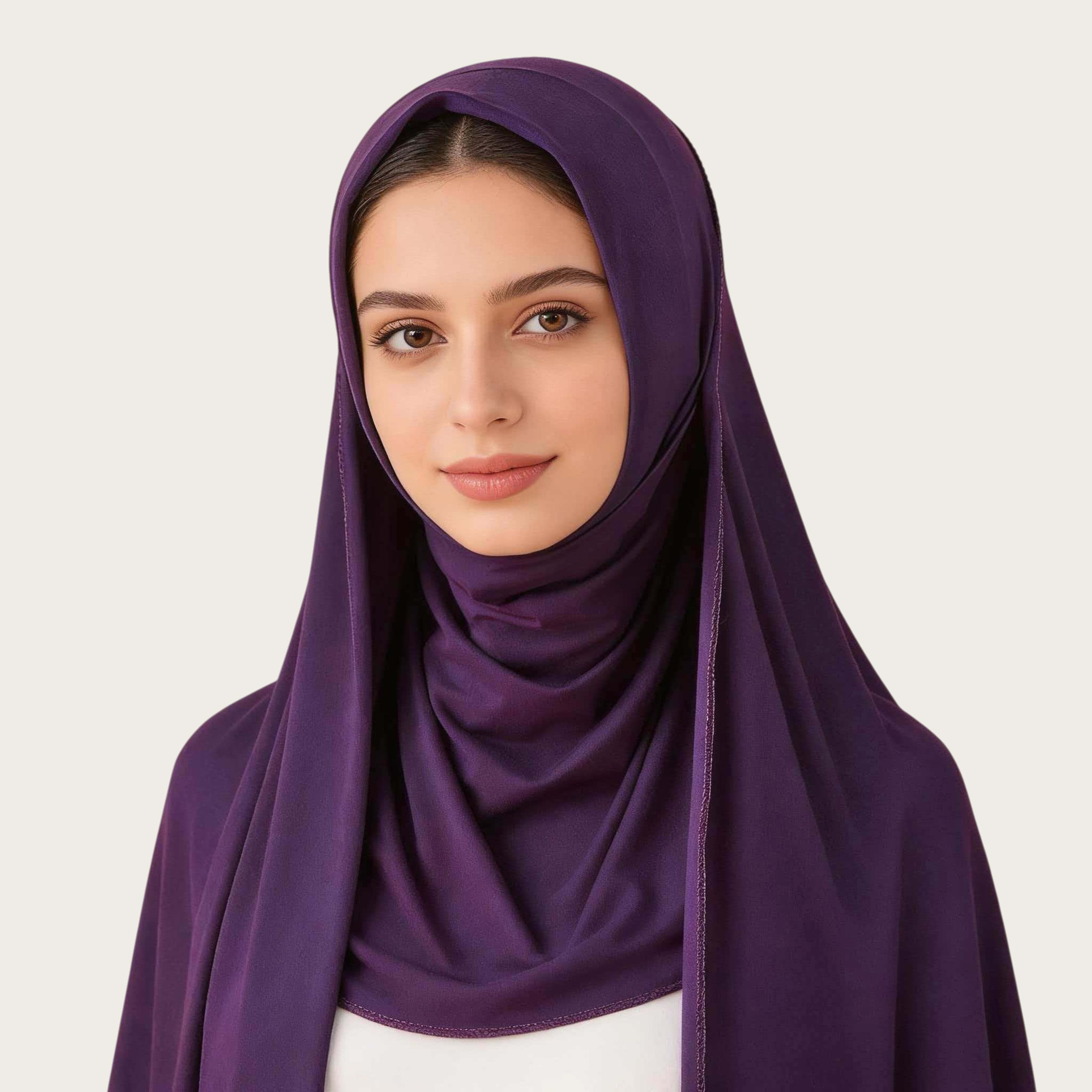 Mercerized Cotton Trendy Versatile Scarf Solid-color Long Scarf 40