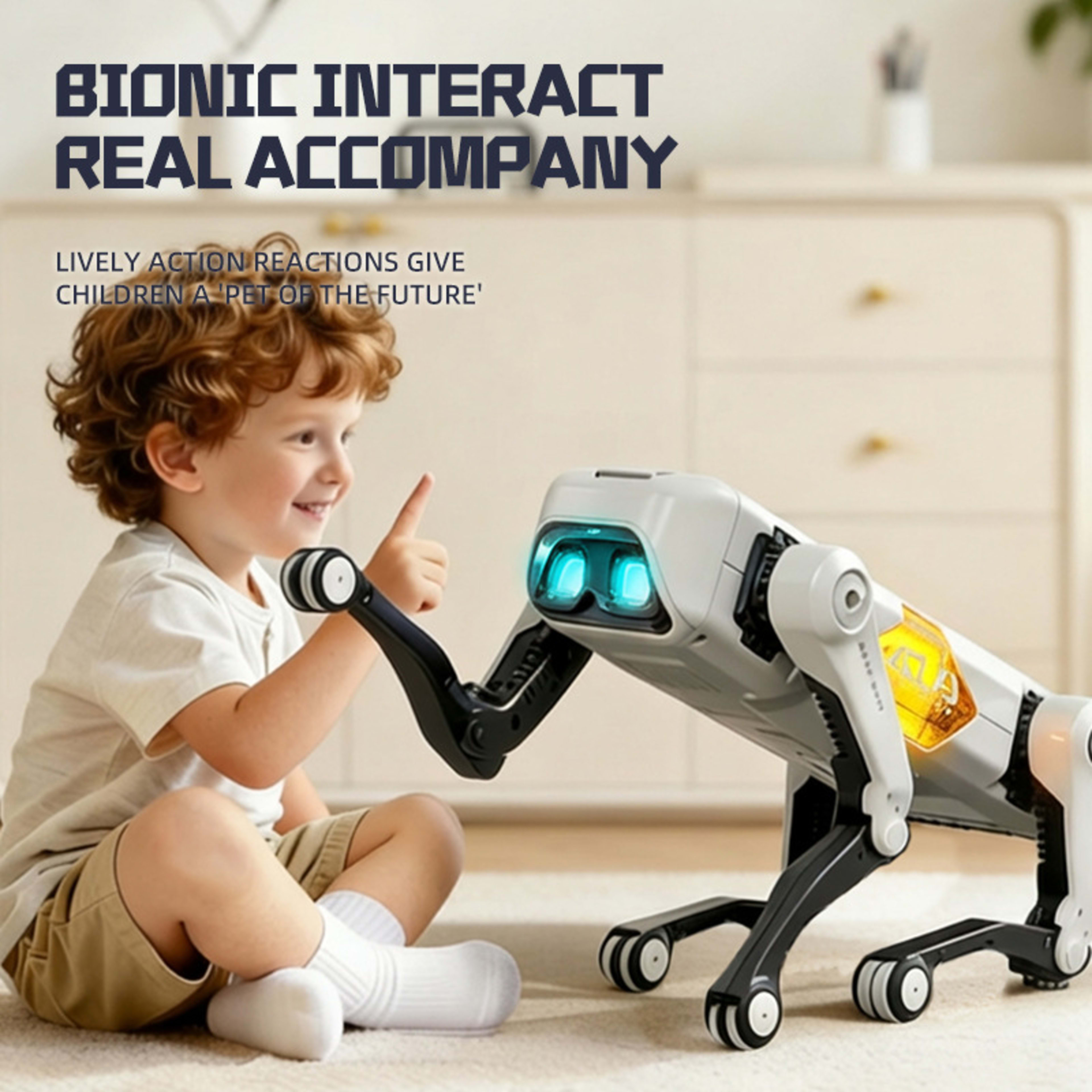 Bionic Quadruped Robotic Dog Toy Plastic 2