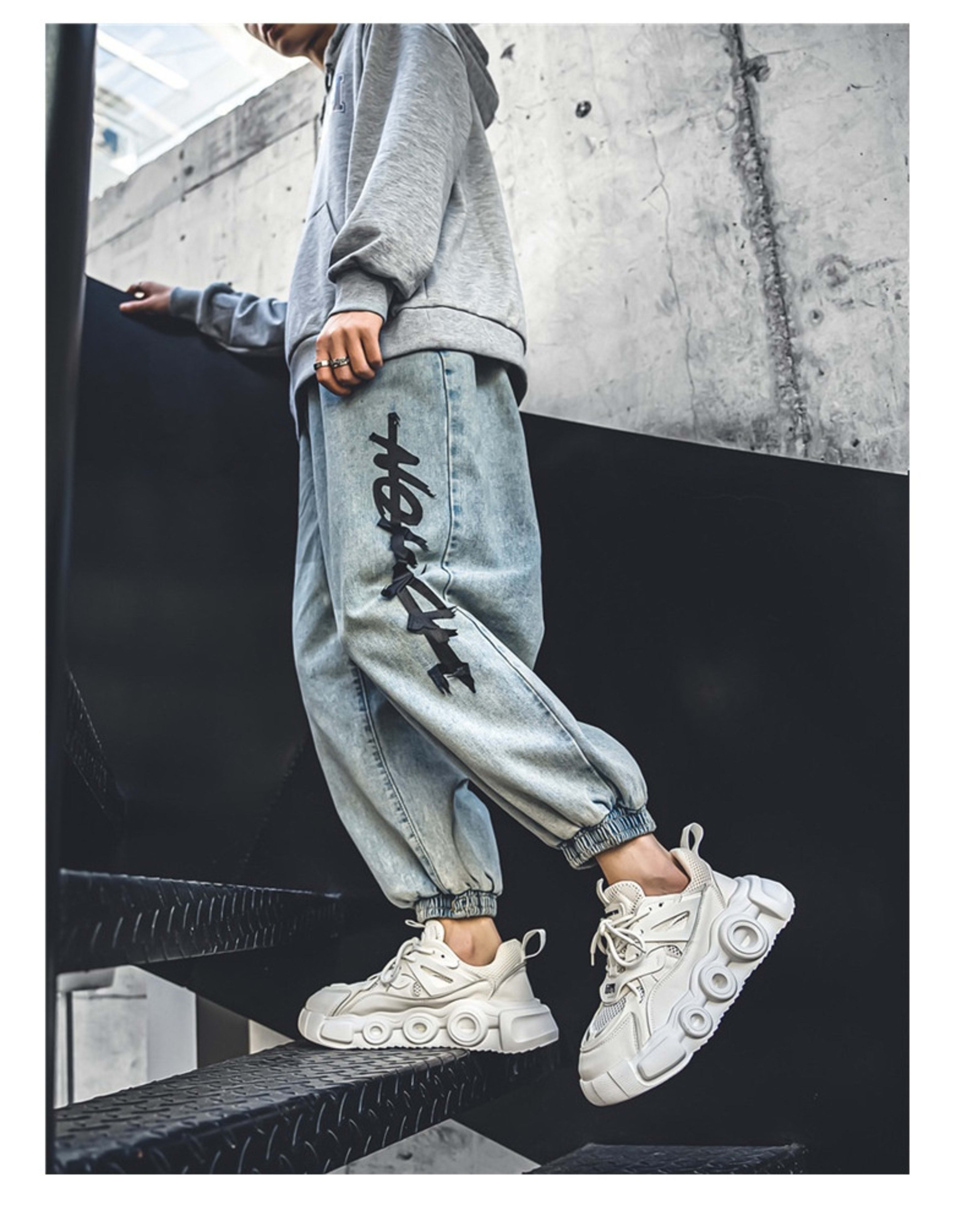 Men's Breathable Mesh Thick Sole Height Increasing Fashion All-match Casual Sneaker 9