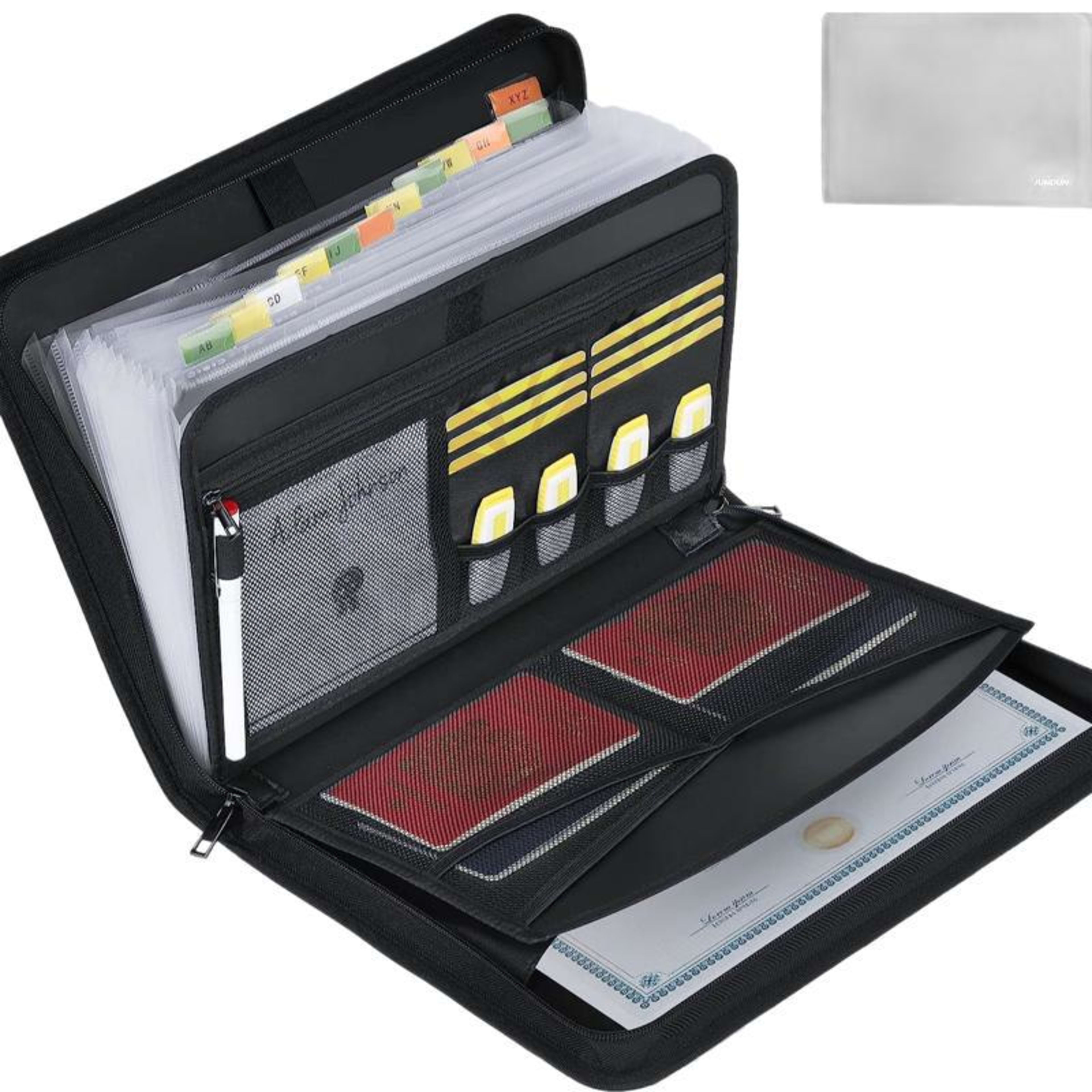 Waterproof And Fireproof File Bag Foldable Organ File Bag 4