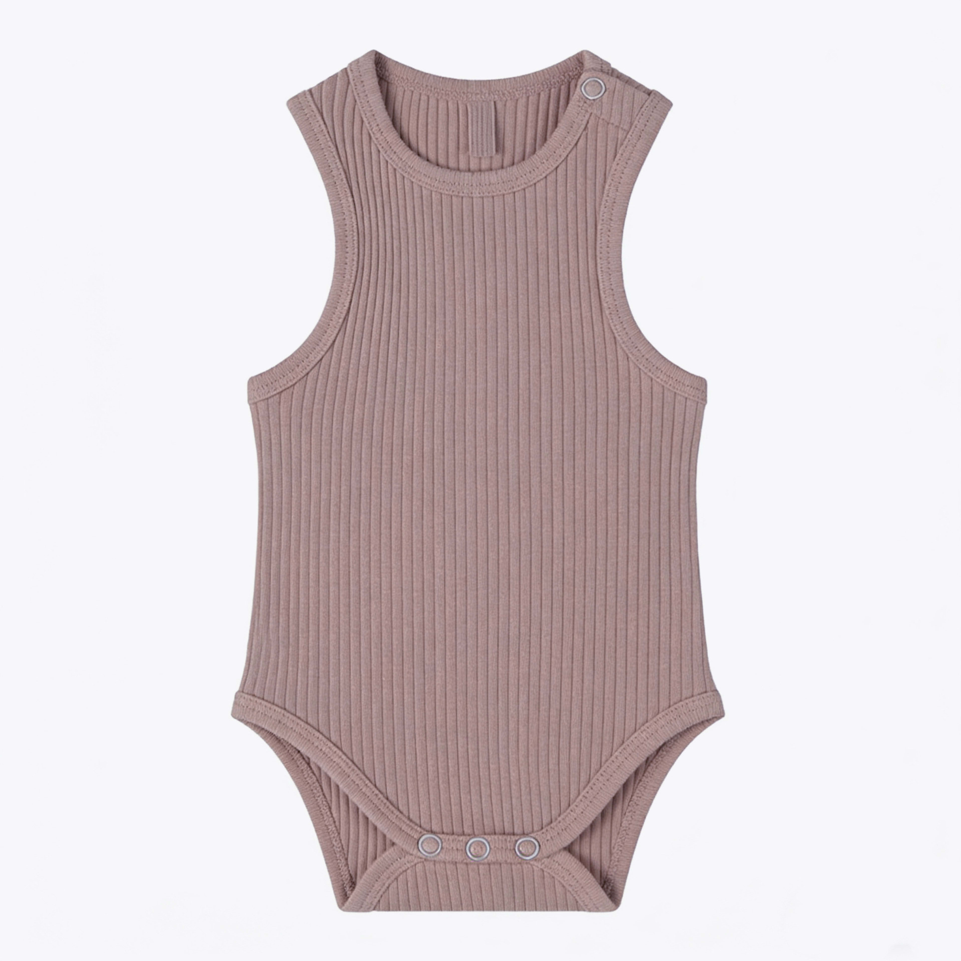 Baby Romper Knitted Ribbed Infant Onesie 3