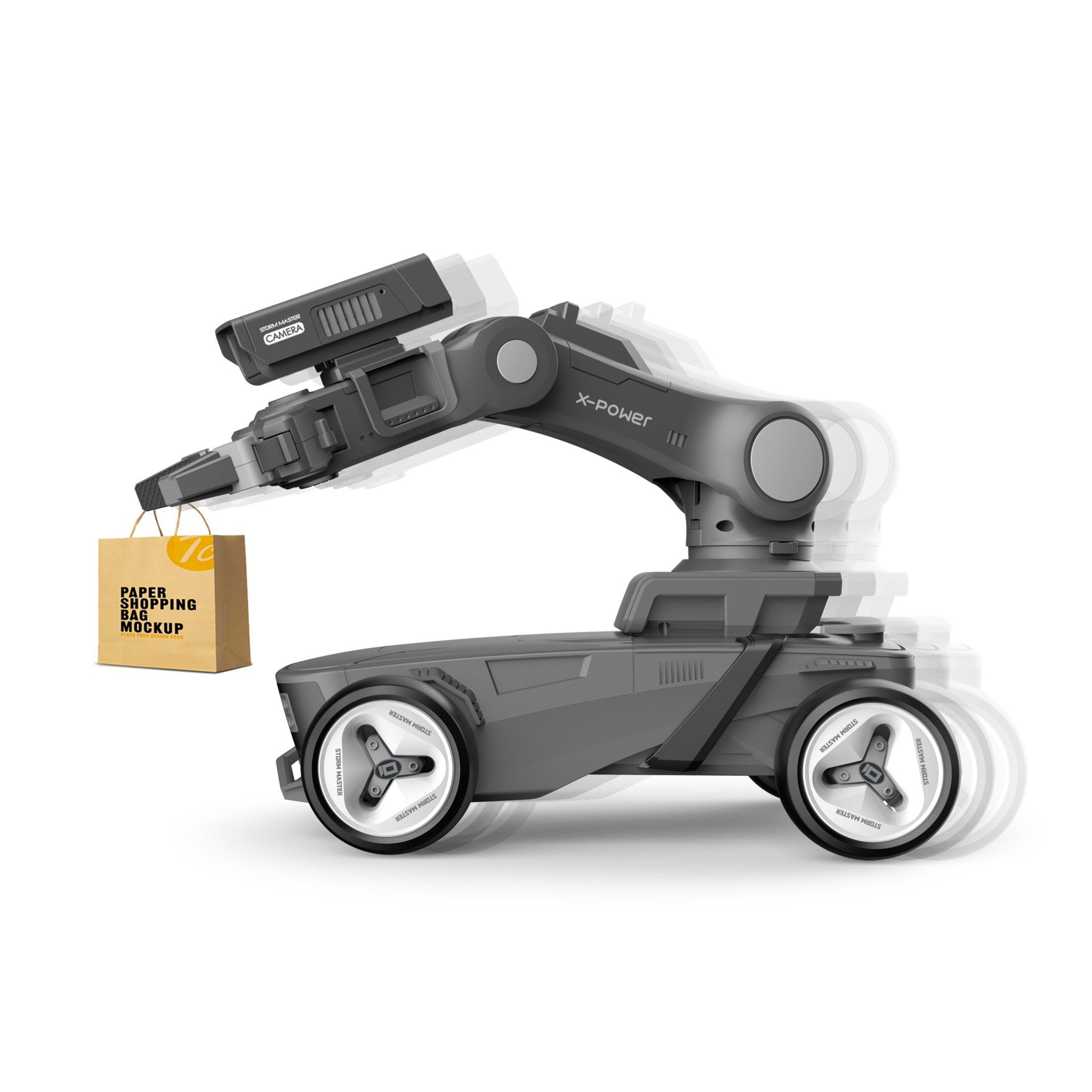 X5 Intelligent Gearbox Programming Remote Control Robot 7