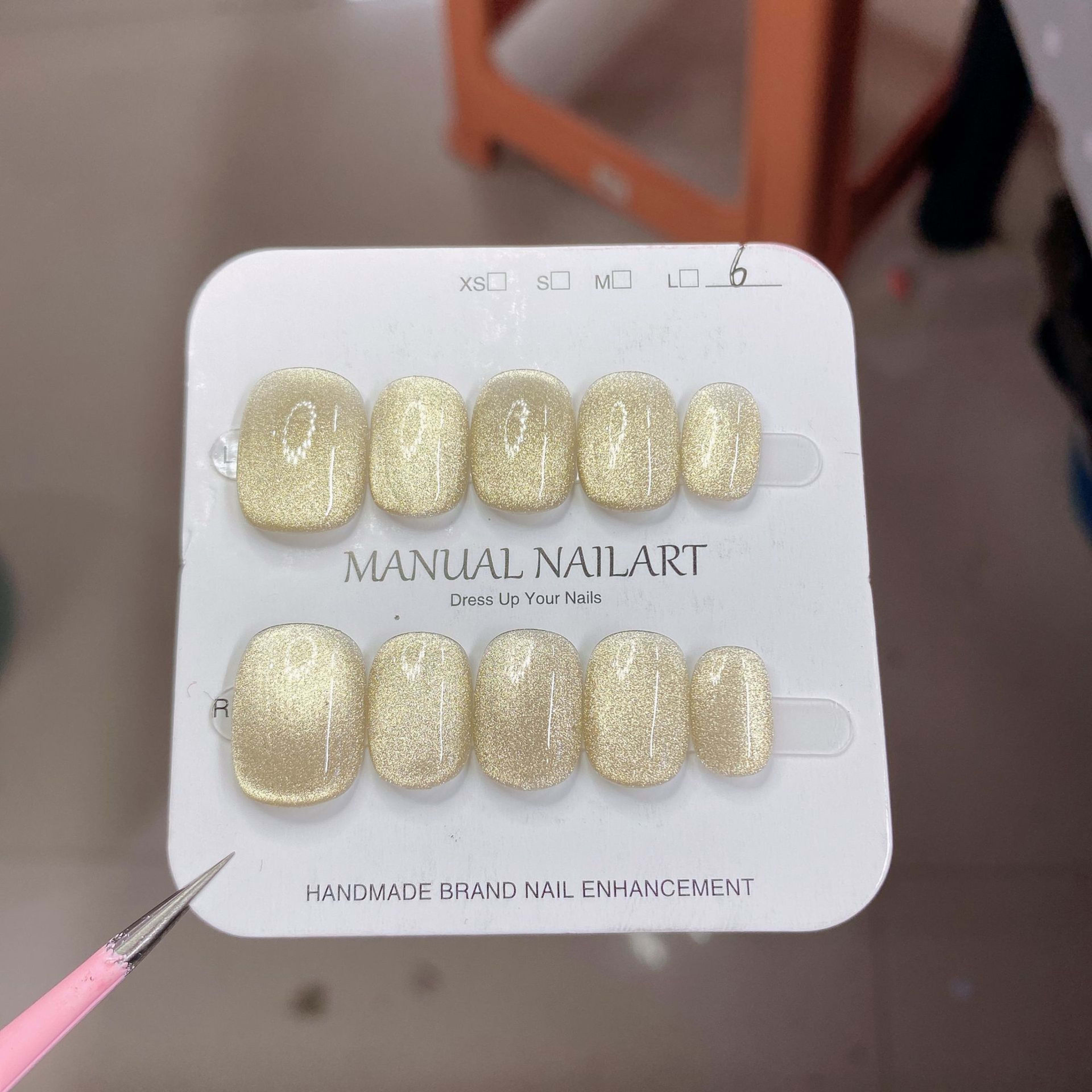 Hand-applied Gel Nail Art Tips For UVLED Curing 22