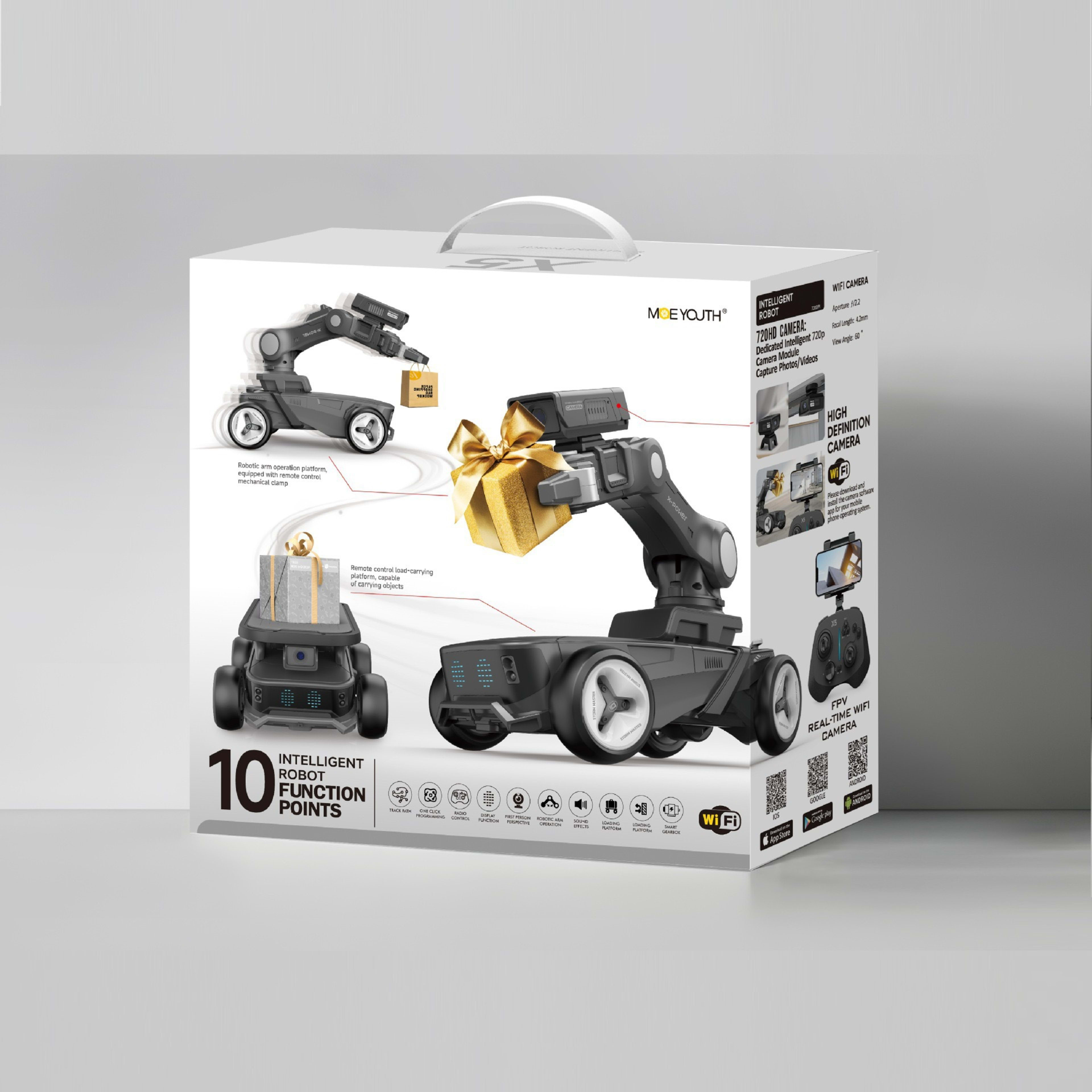 X5 Intelligent Gearbox Programming Remote Control Robot 6