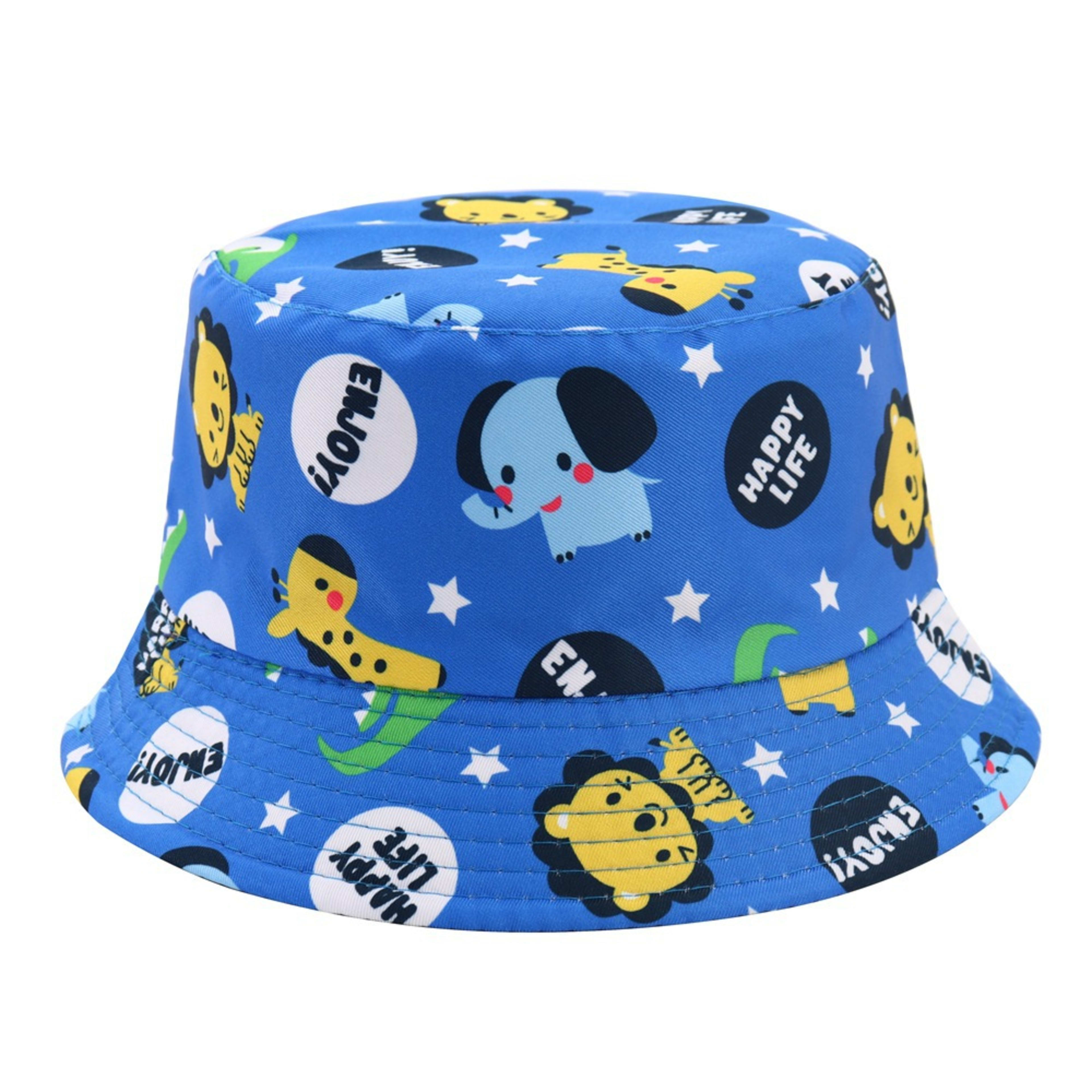 Cross-border Childrens Cartoon Animal Double-Sided Hat 8