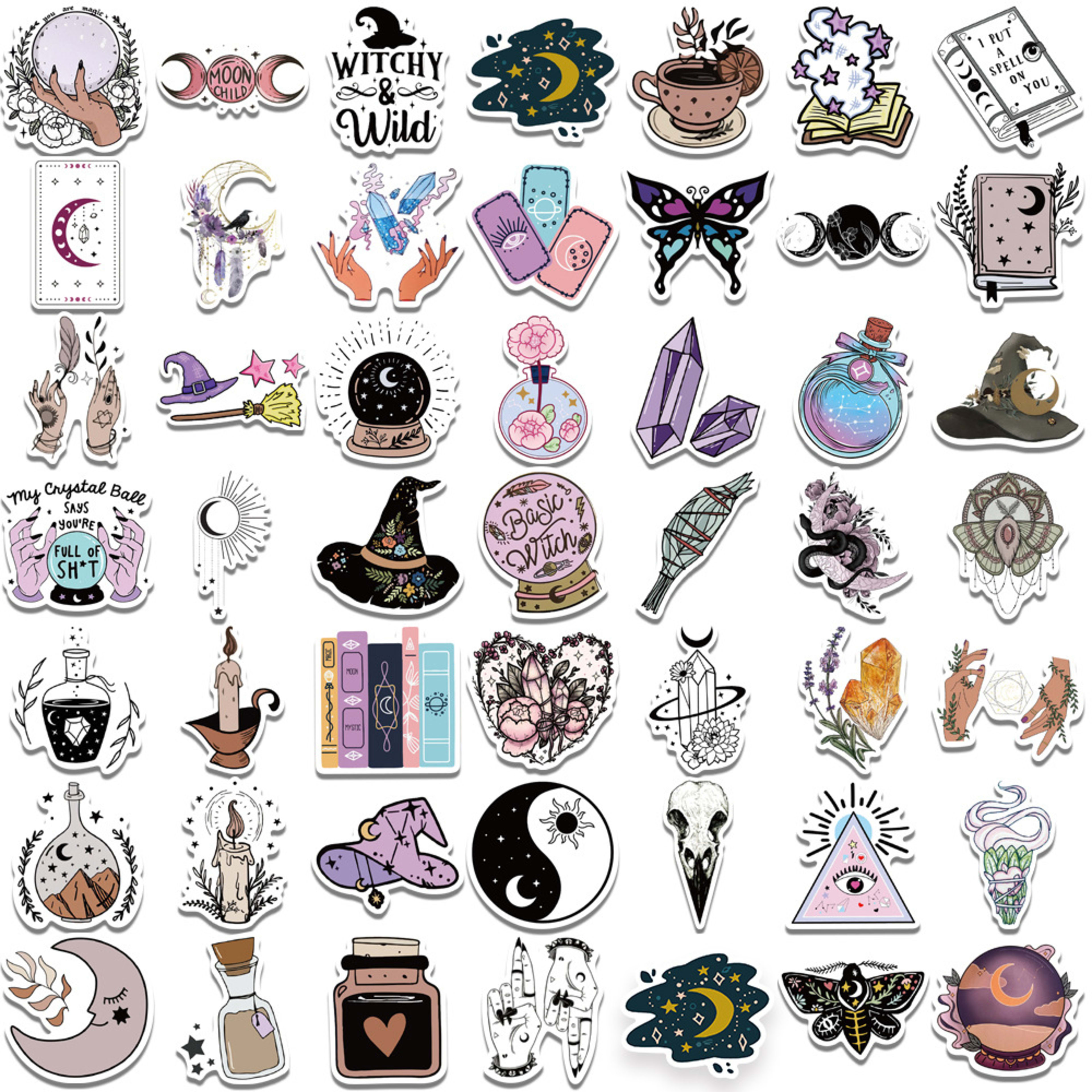 Bohemian Wizard Series Graffiti Stickers