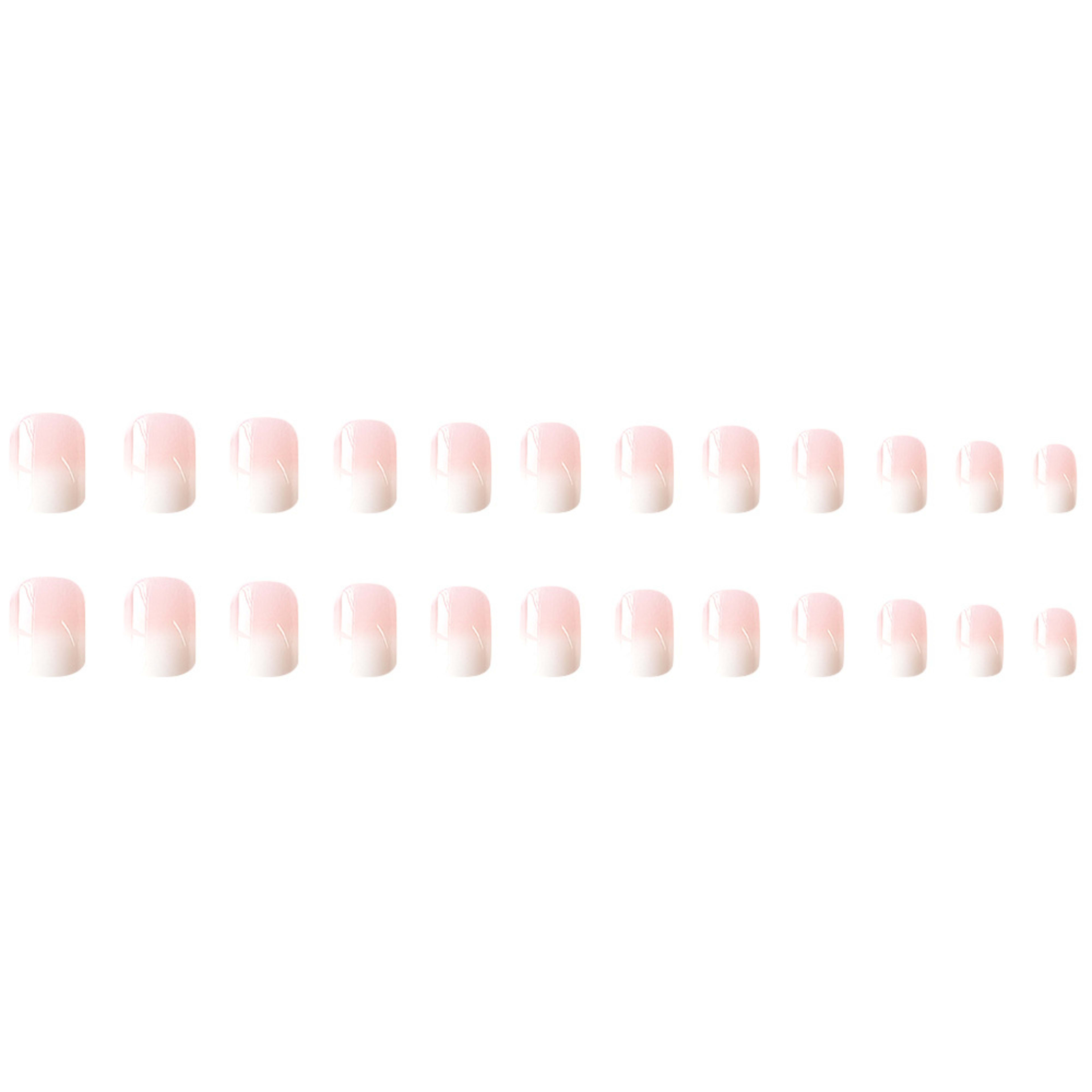 Pure And Alluring Gradient Ready-to-wear Nail Tips 2