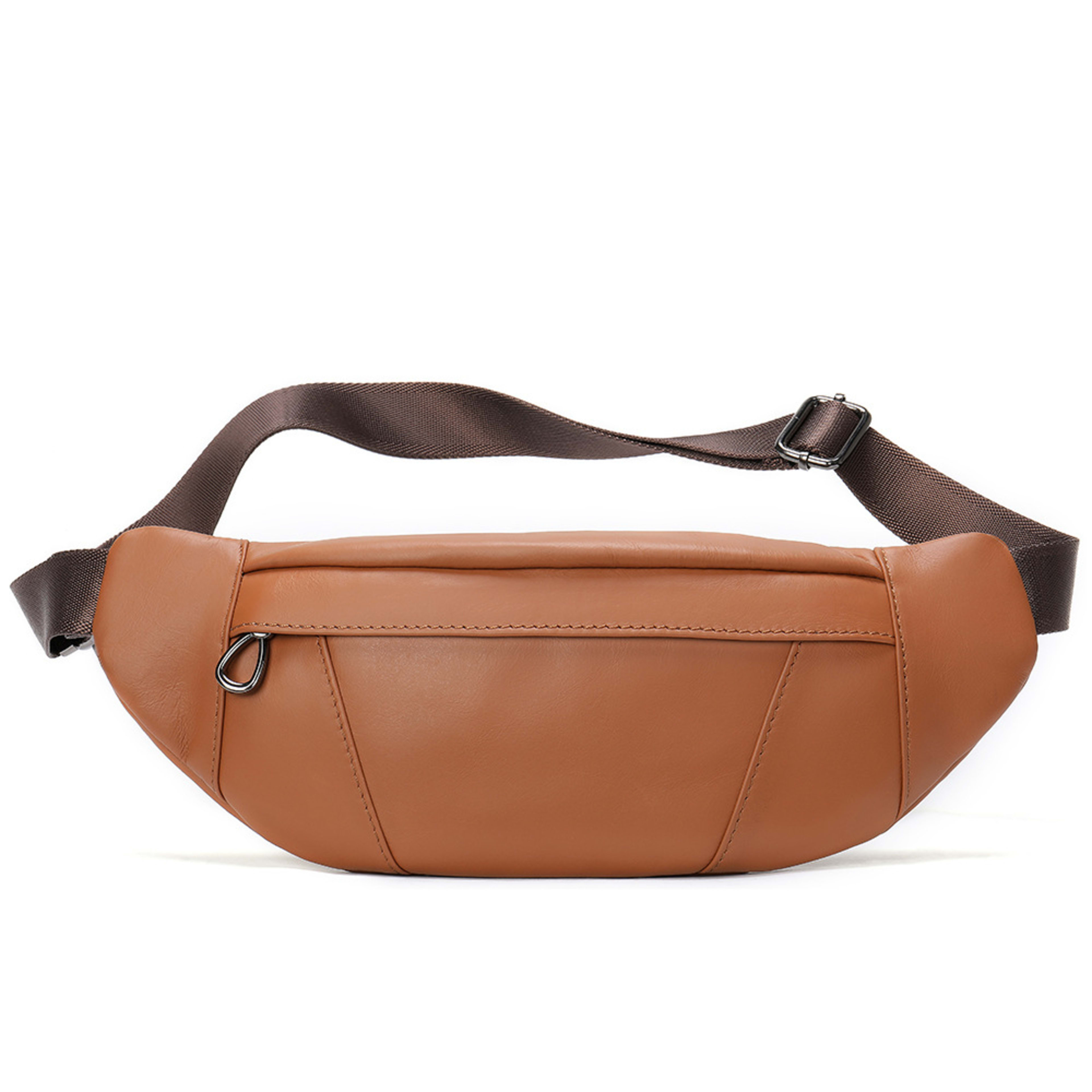 High-end Full-grain Leather Chest Bag 15