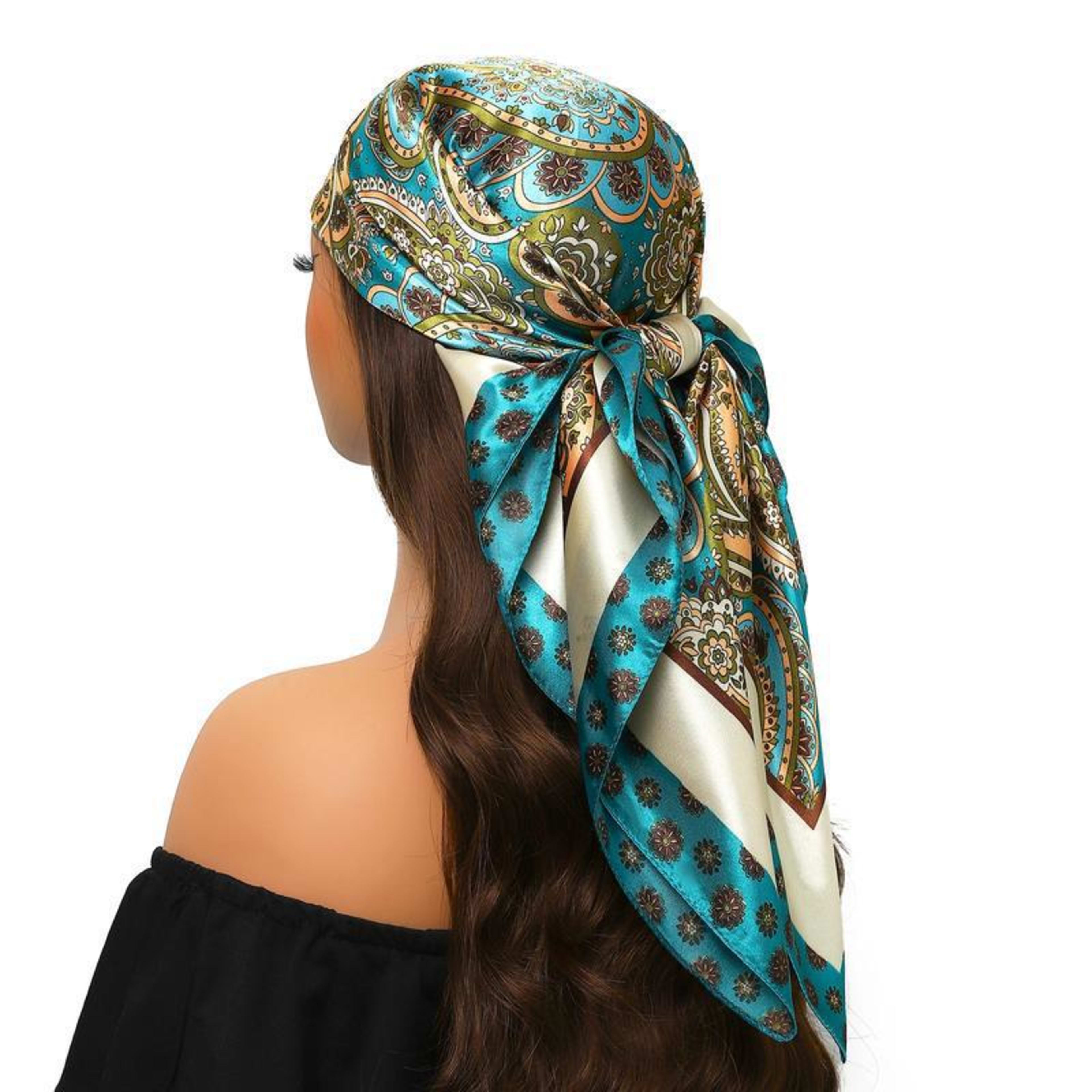 Women's Creative Printed All-Match Shawl Headscarf 27