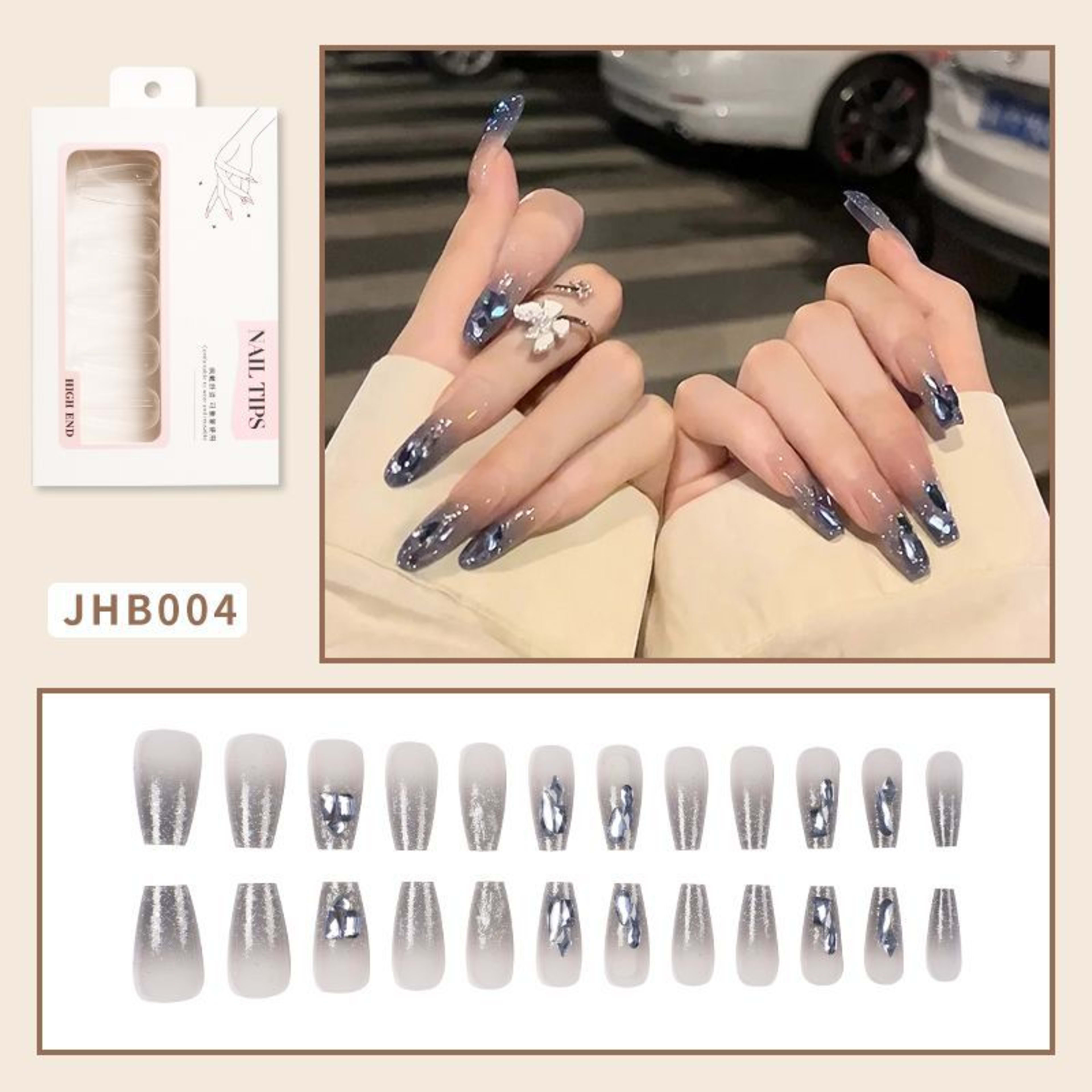 Pre-made Removable False Nail Tips 11
