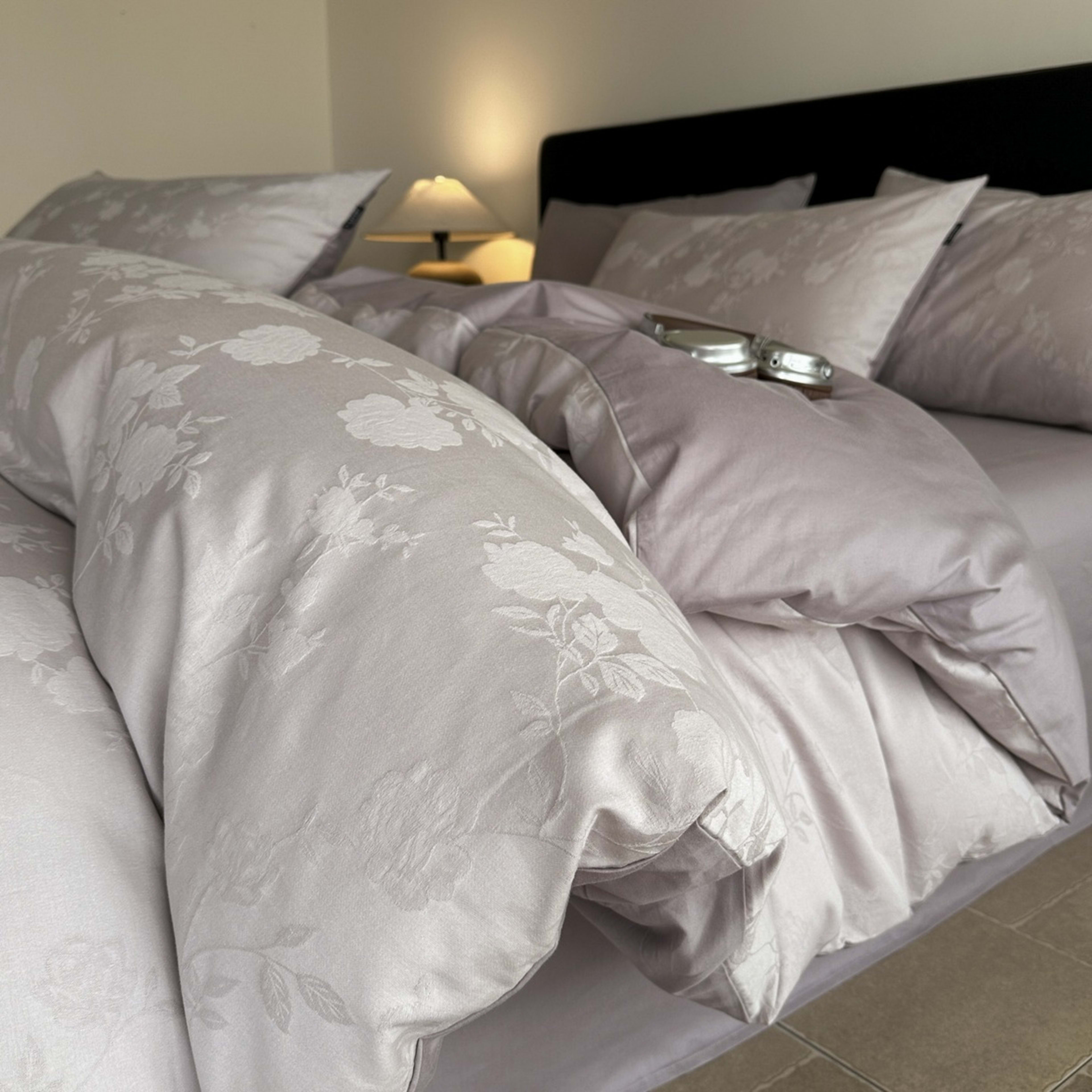 Large Jacquard Four-piece Set Pure Cotton With A Touch Of Light Luxuryduvet Cover And Bed Sheets 13