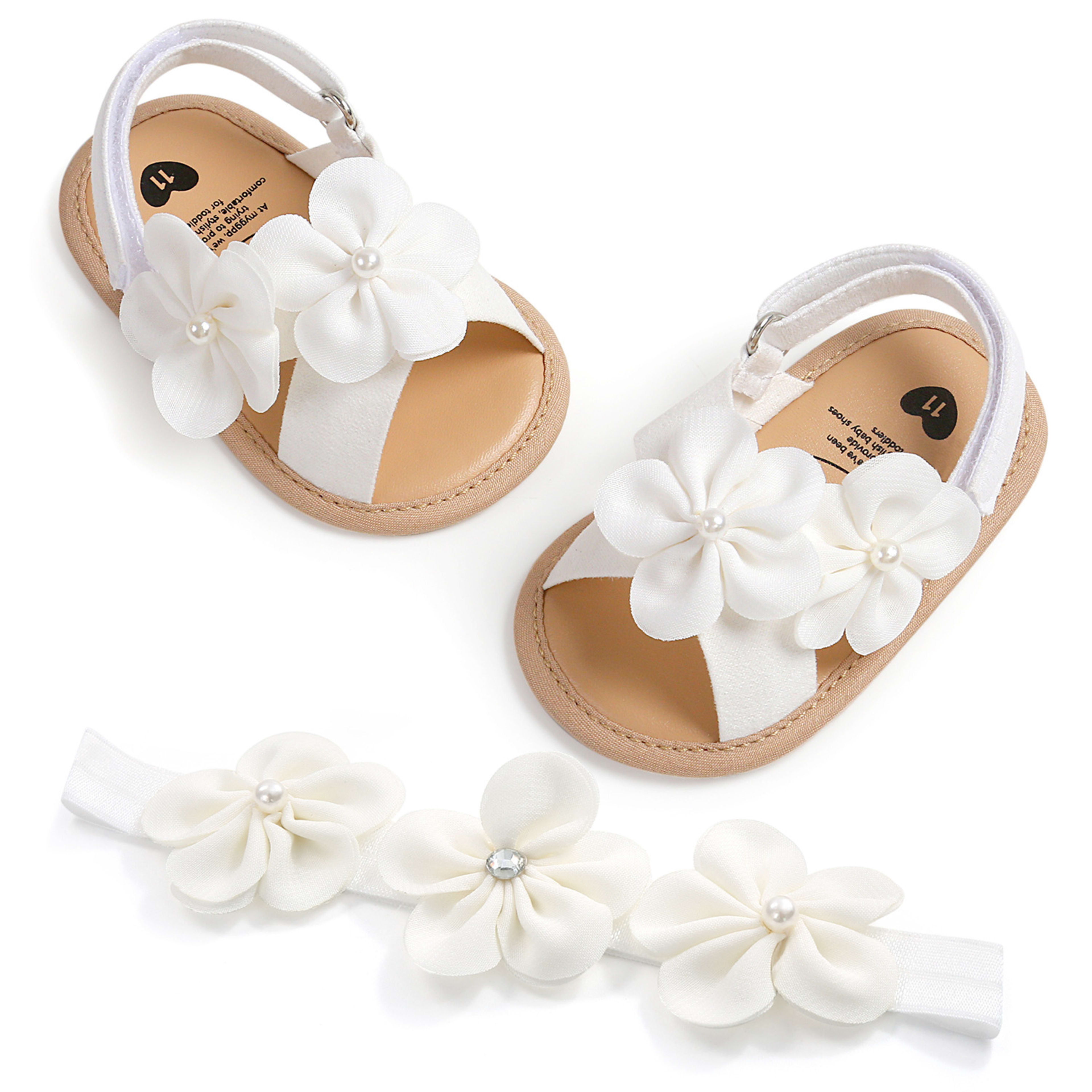 Fashionable Little Plum Blossom Baby Toddler Sandals 11