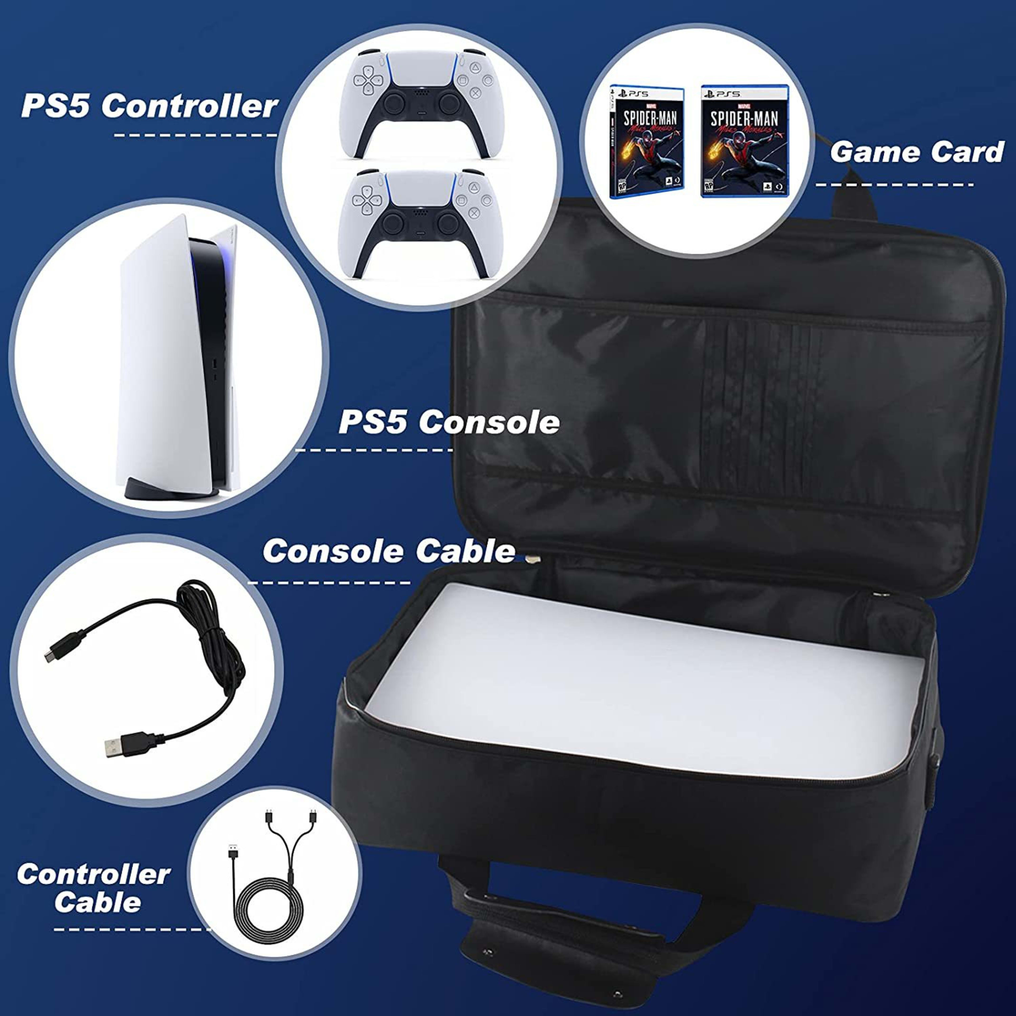 PS5 Host Messenger Bag Portable Travel Storage Bag 5