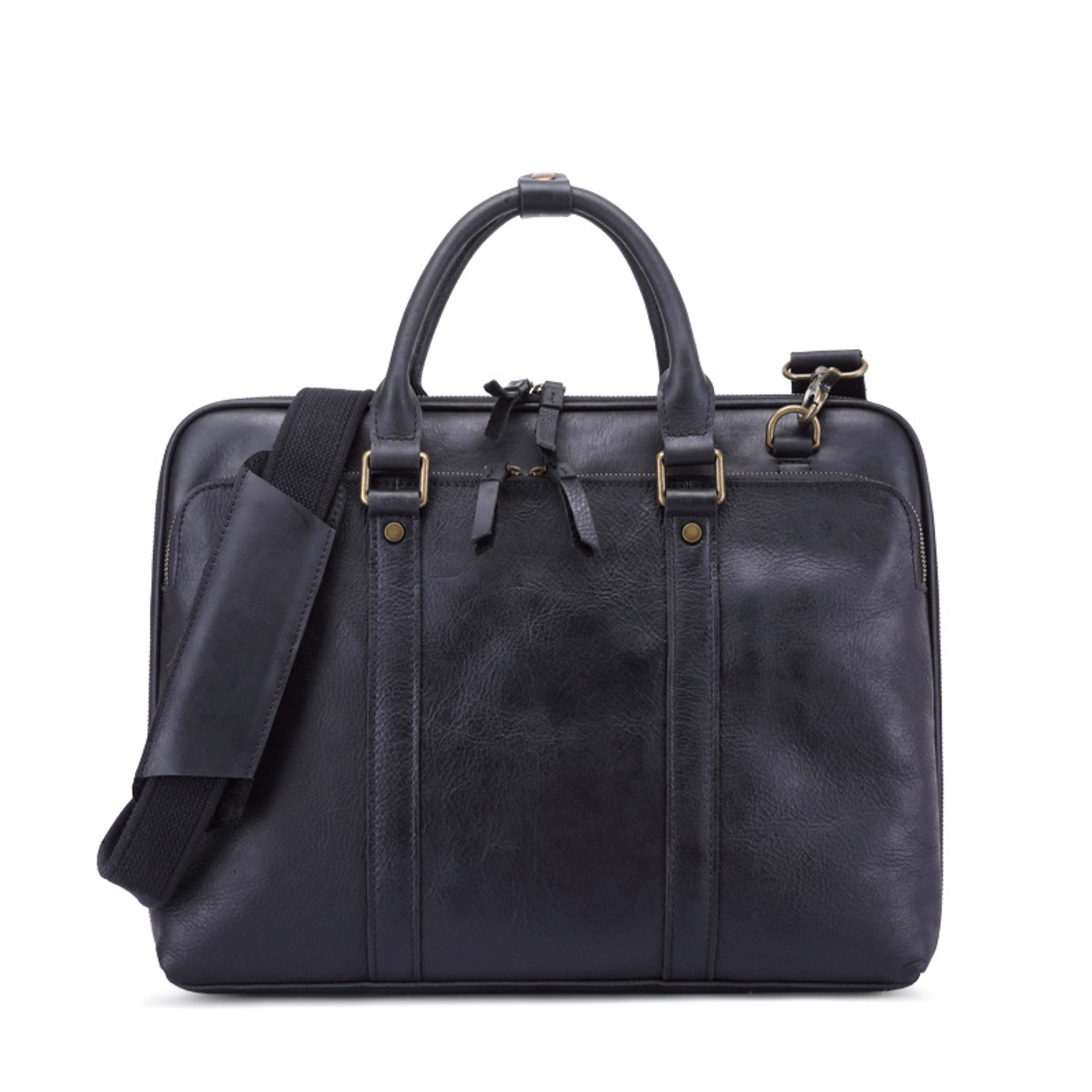 Men's Handbag Leather Briefcase Shoulder Crossbody 1