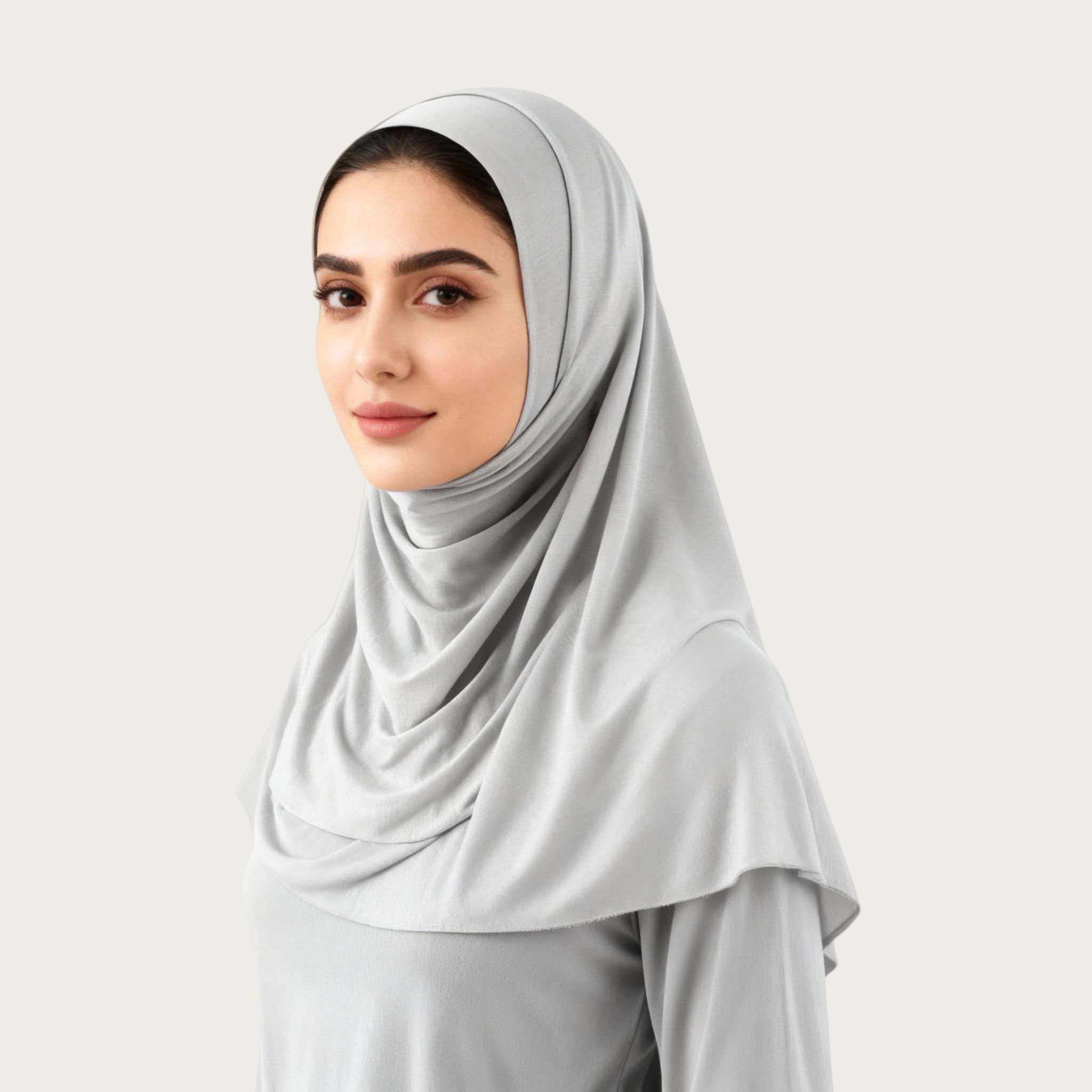 Mercerized Cotton Trendy Versatile Scarf Solid-color Long Scarf 4