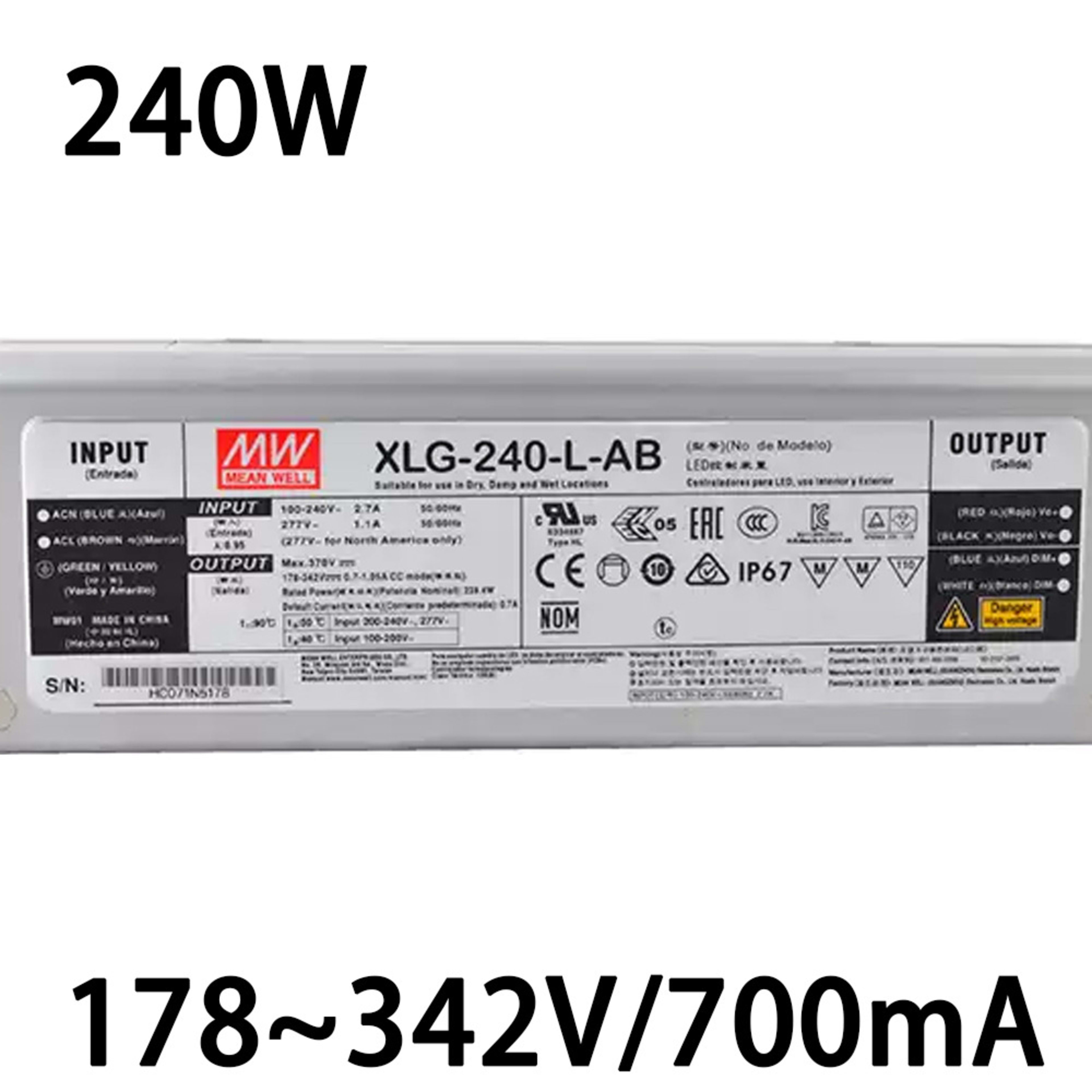 LED Power Constant Power Outdoor Waterproof With PFCs Driver 5