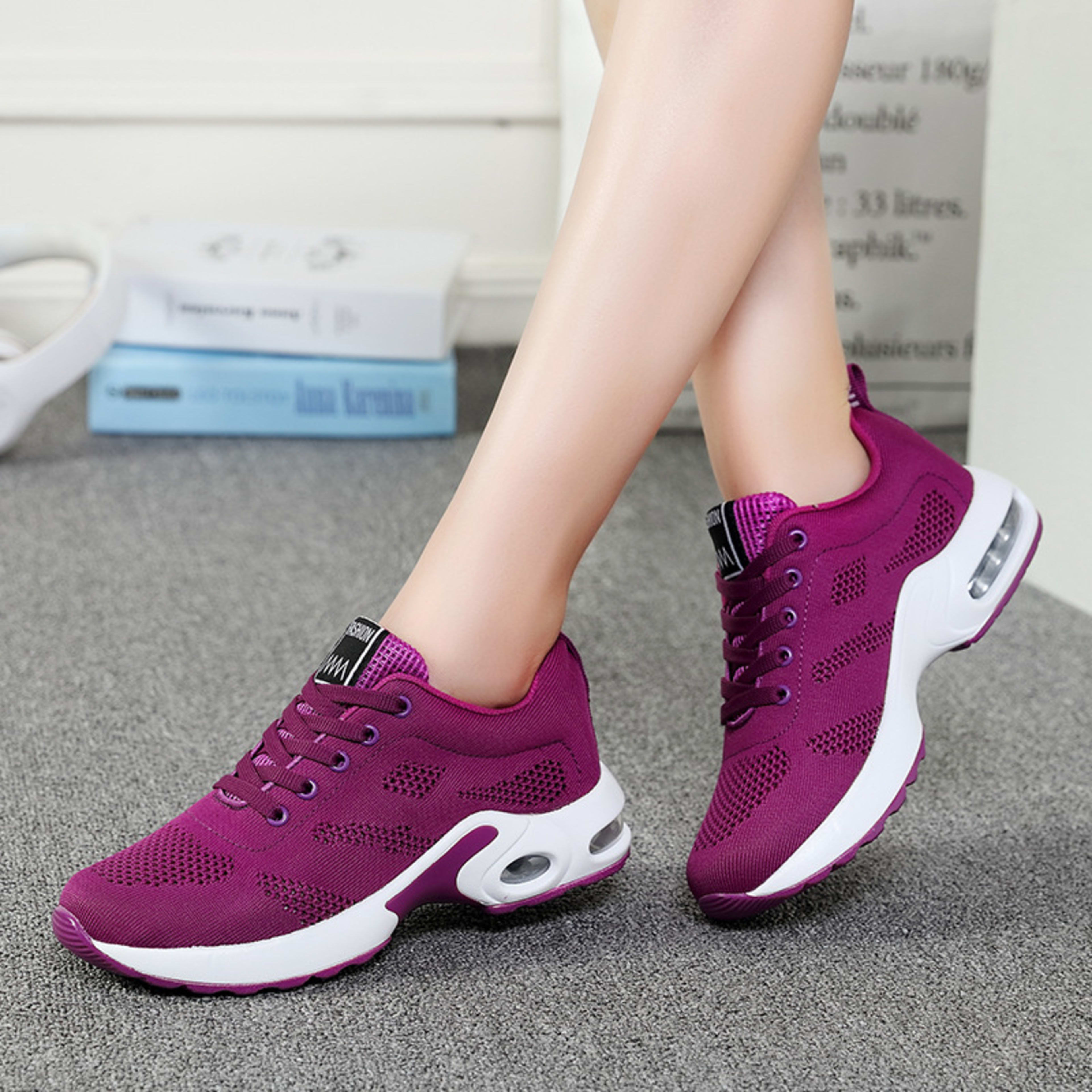 Dense Mesh Flyknit All-matching Comfortable Casual Women Sneaker 7
