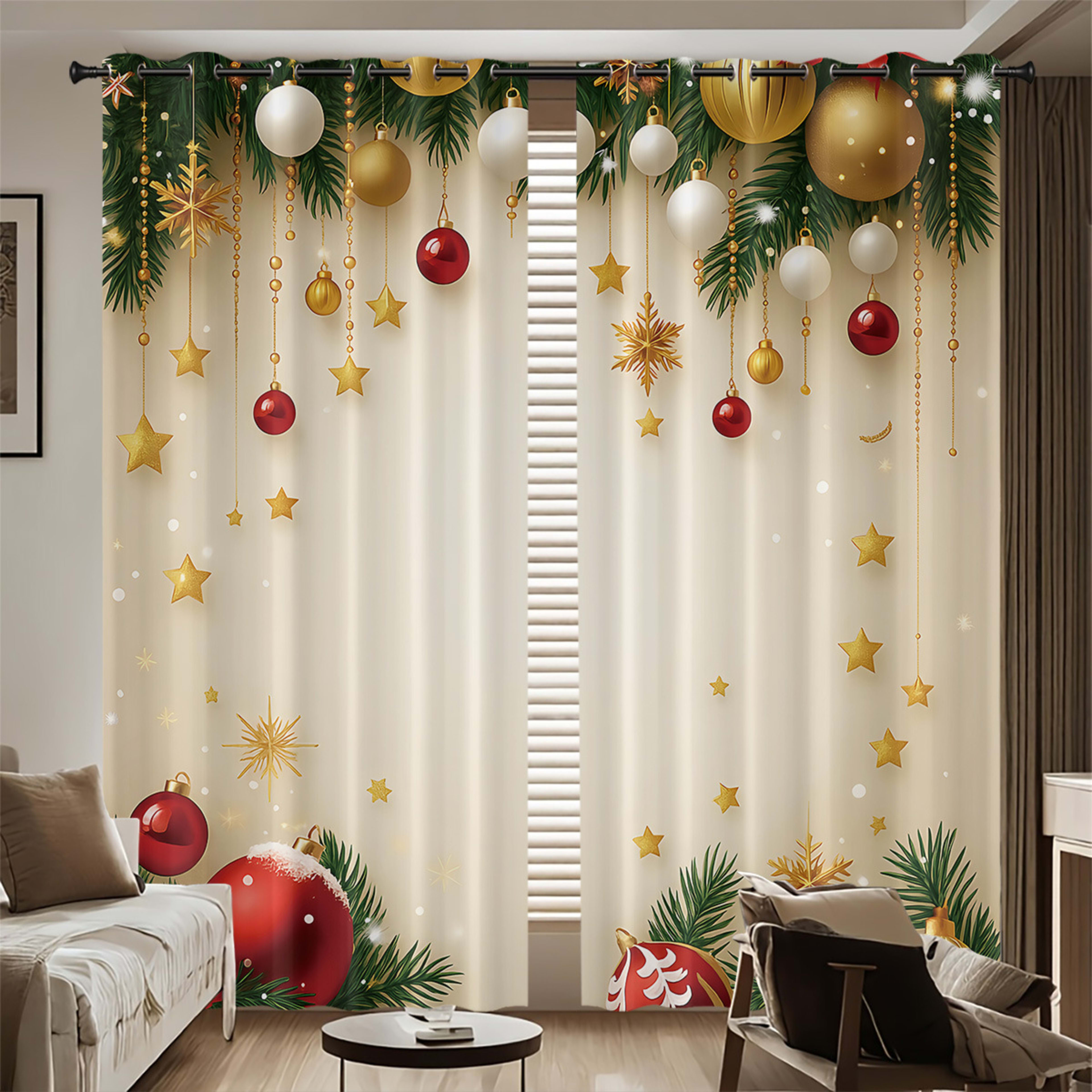 Thickened High-Precision Polyester Sun-Blocking Curtain 2