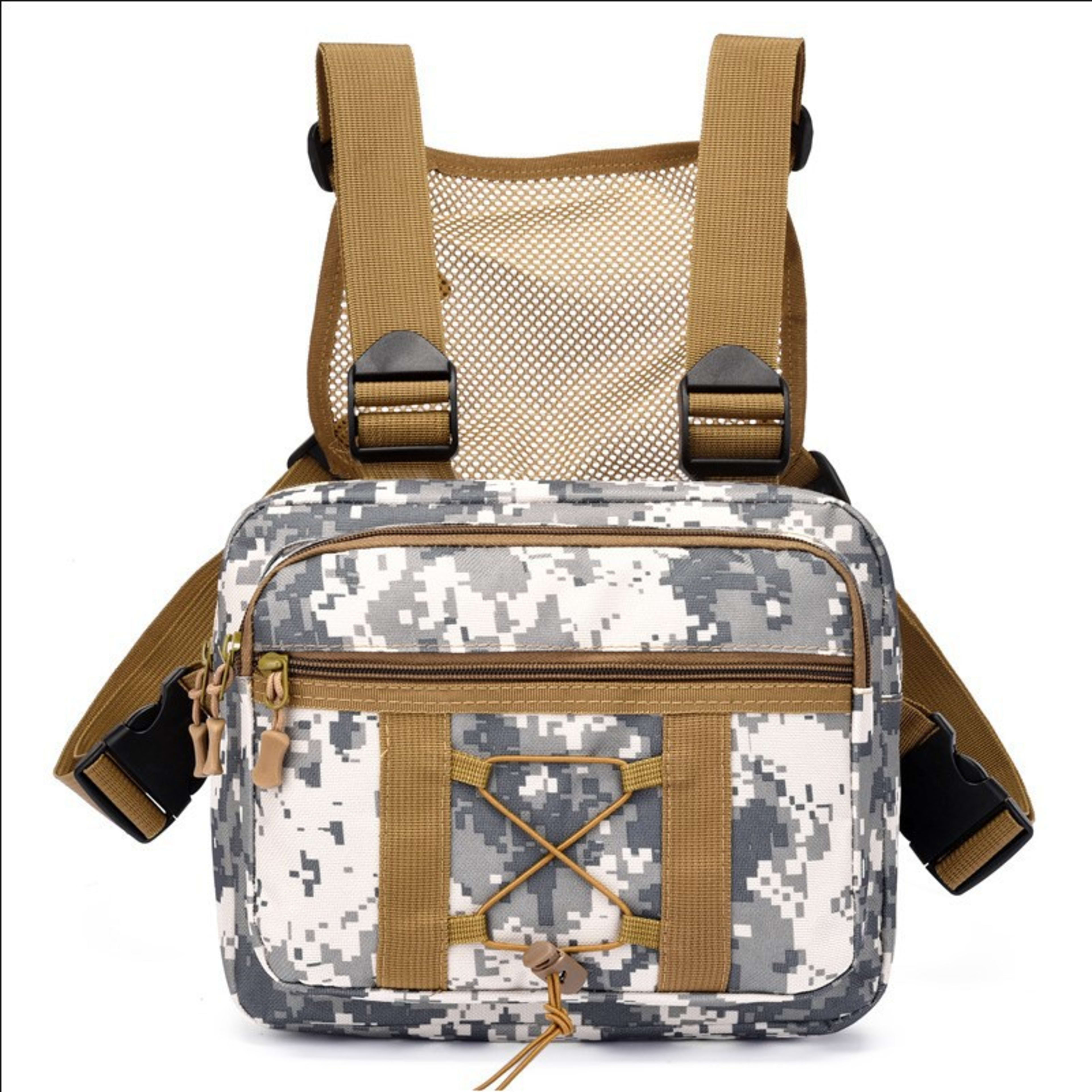 Outdoor Tactical Chest Pack Camouflage For Sports And Training Close-fitting 5