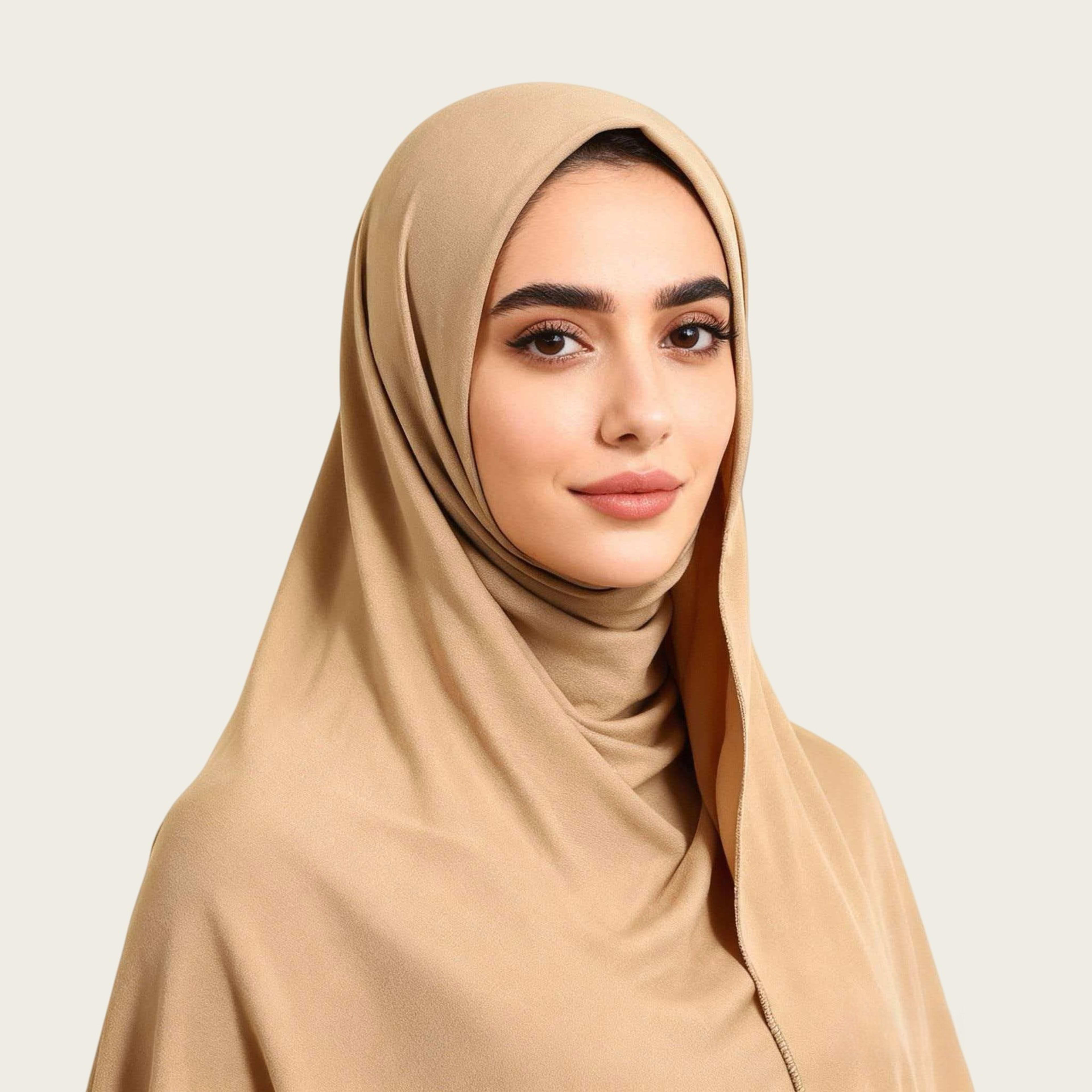 Mercerized Cotton Trendy Versatile Scarf Solid-color Long Scarf 23