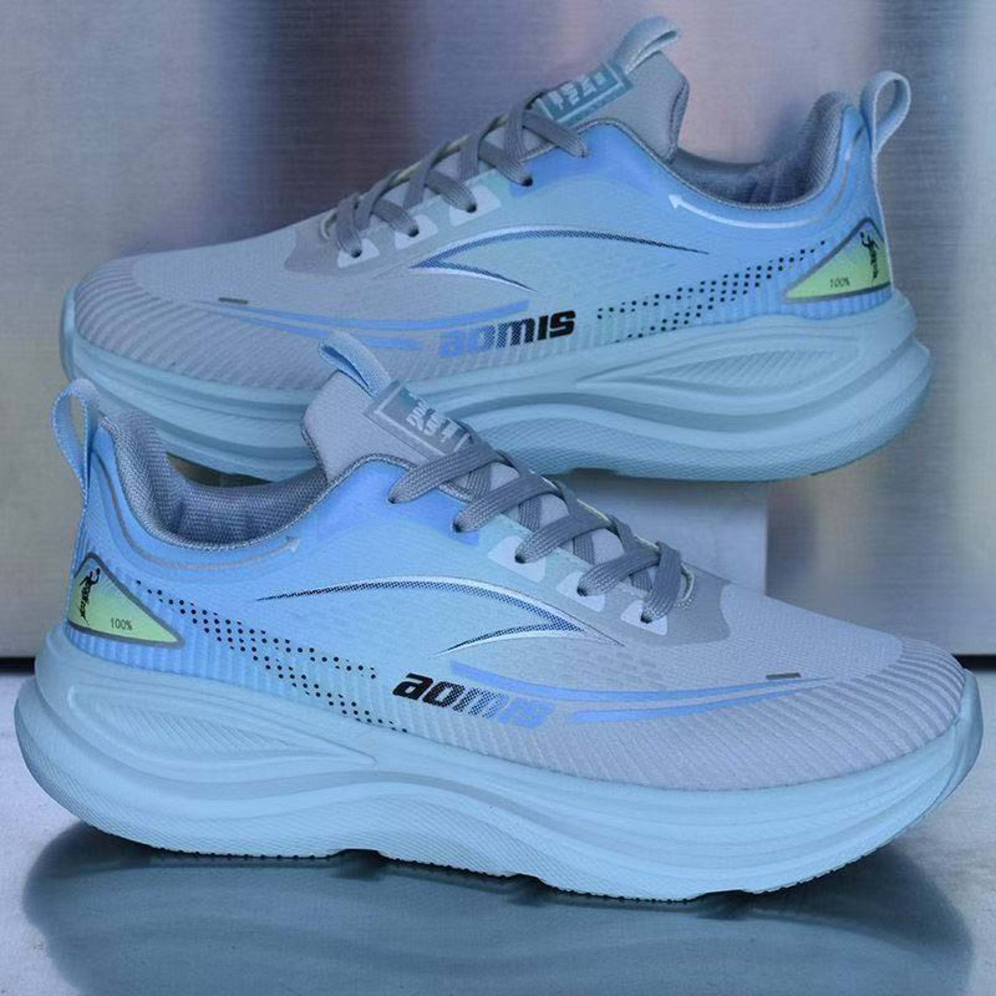 Waterproof Leather Upper Soft Sole Non-slip Lightweight Shock-absorbing Athletic Shoes 4