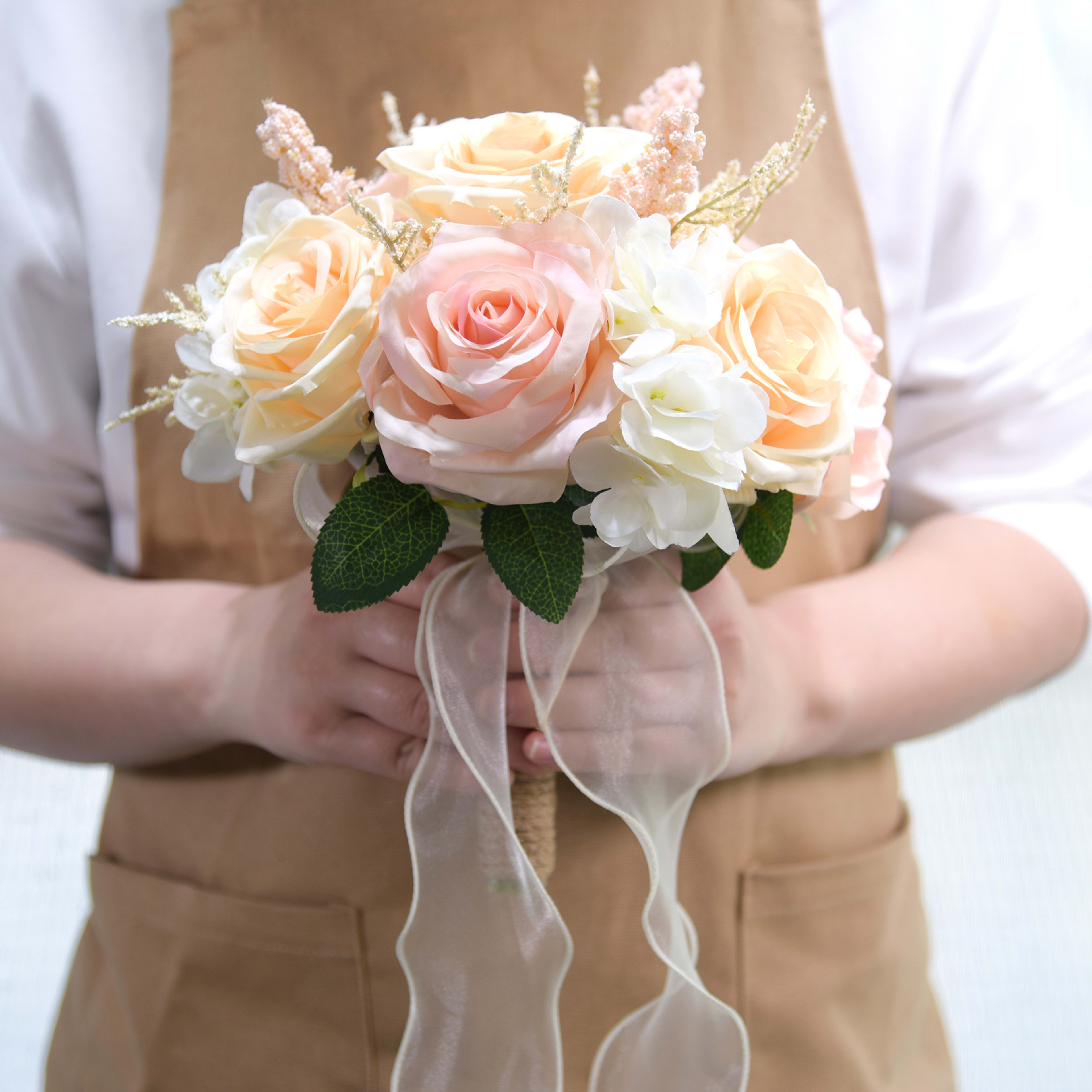 Simulation Outdoor Series Hand Bouquet Photography Props Bride Wedding Supplies 5