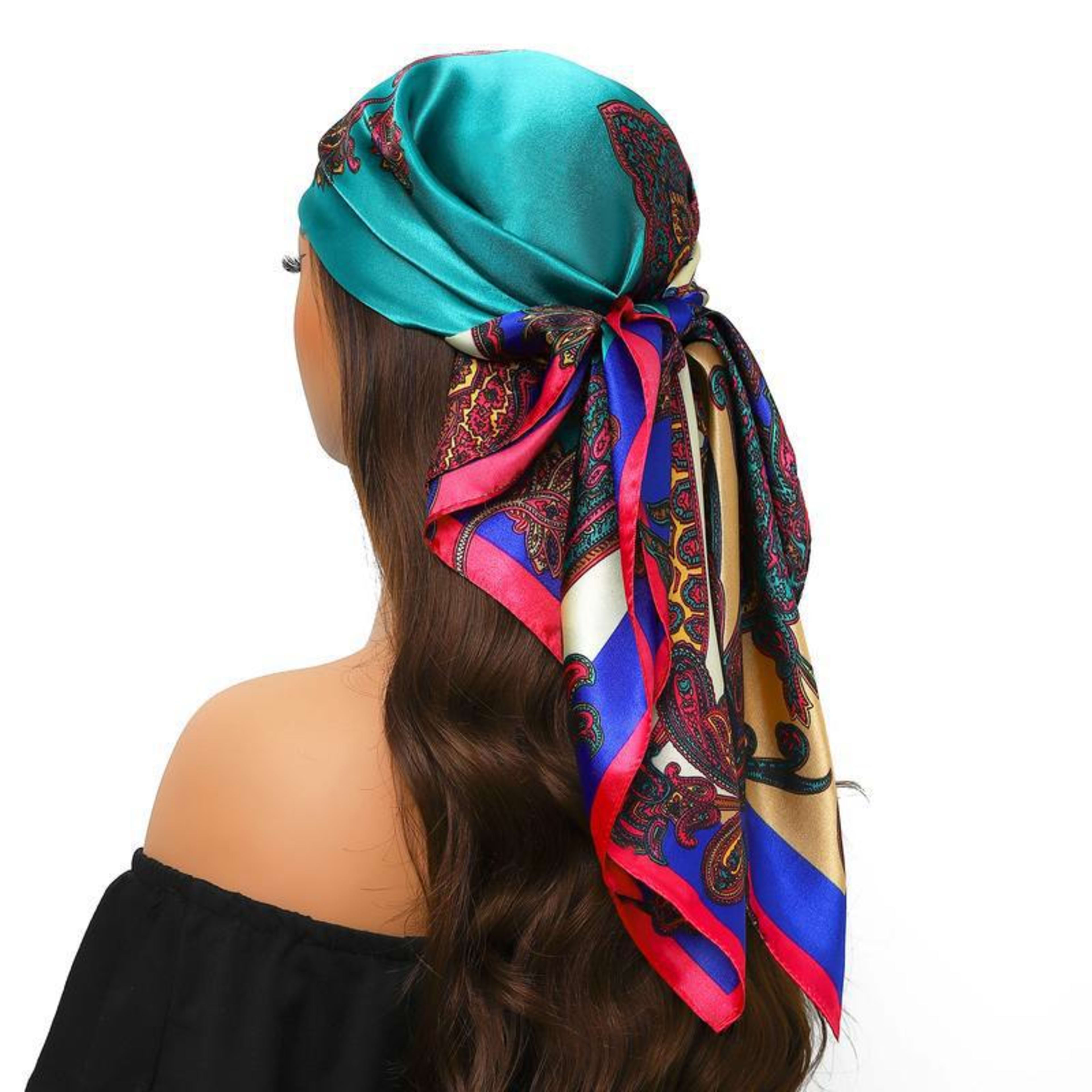 Women's Creative Printed All-Match Shawl Headscarf 54
