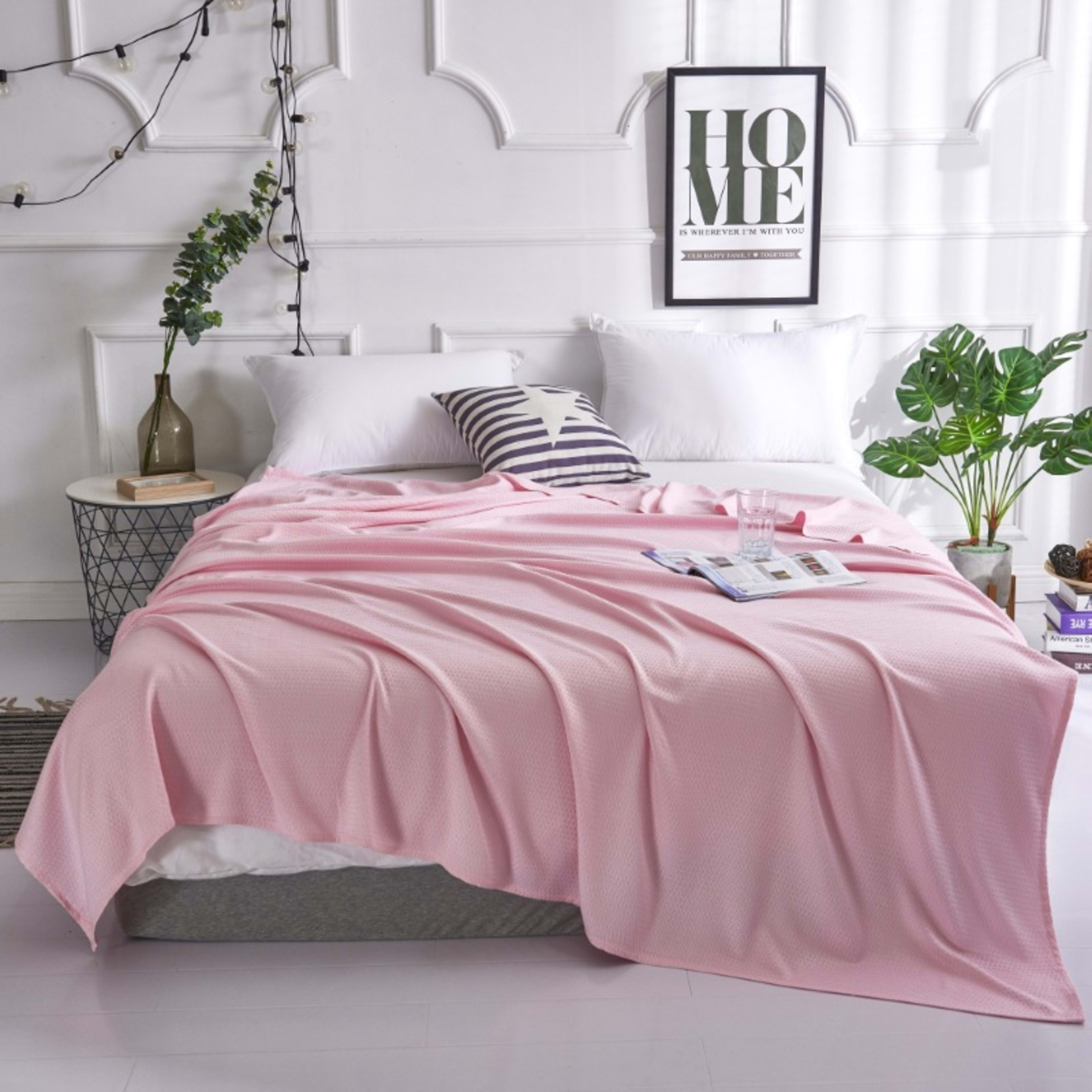 Summer Blanket Ice Silk Towel Quilt Sofa Throw Nap And Air-conditioning Blanket 8