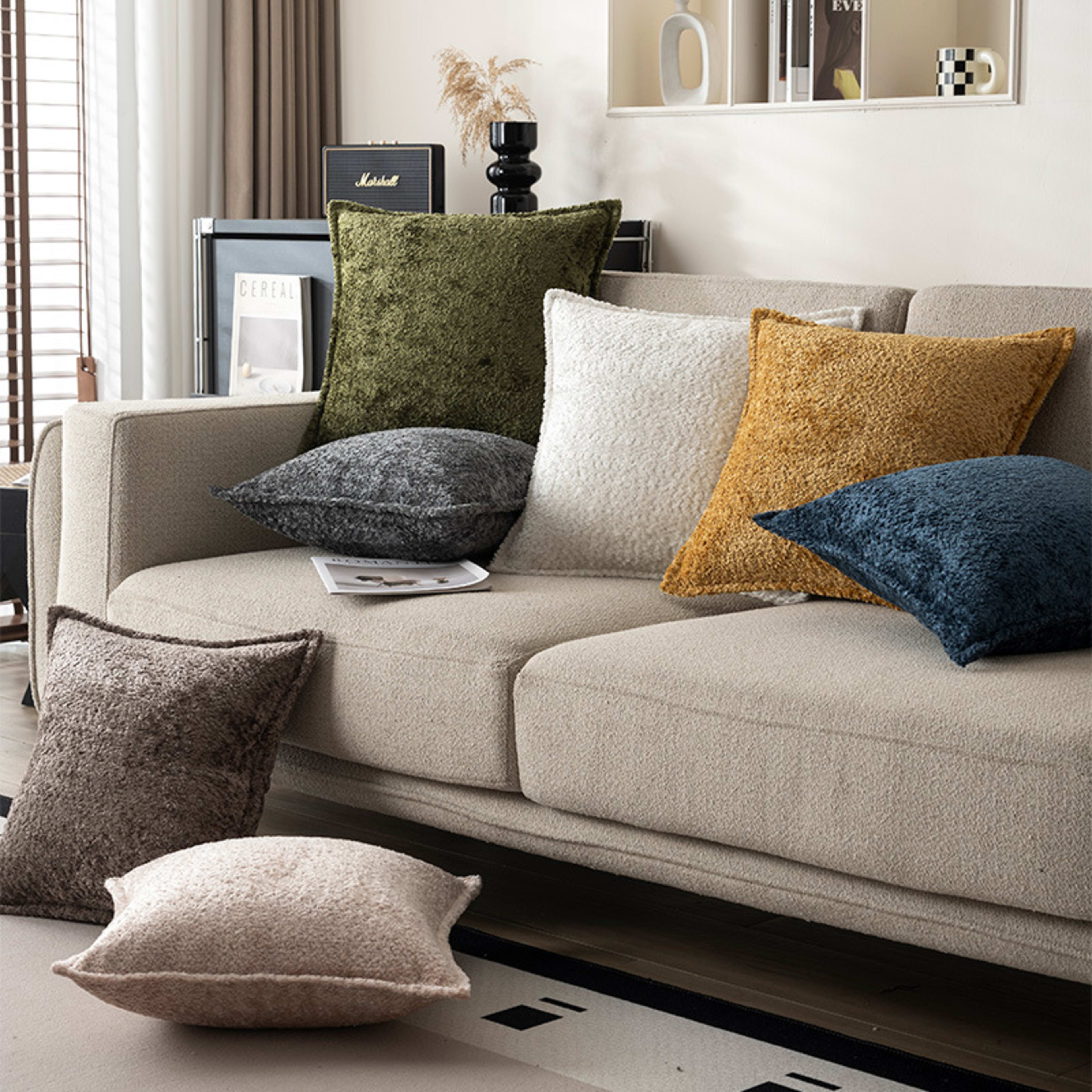 Modern Minimalist Chenille Pillow Cover 7