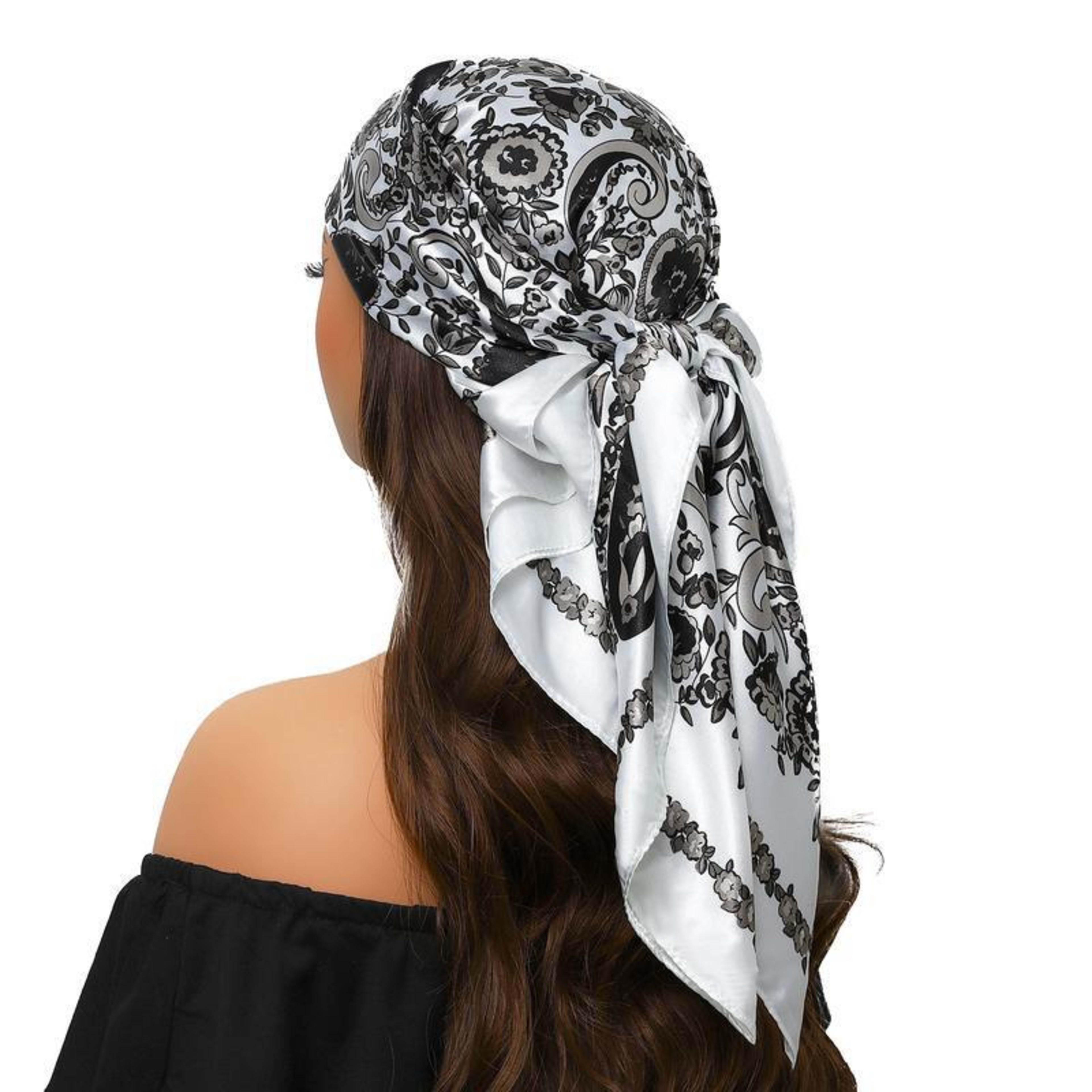 Women's Creative Printed All-Match Shawl Headscarf 9