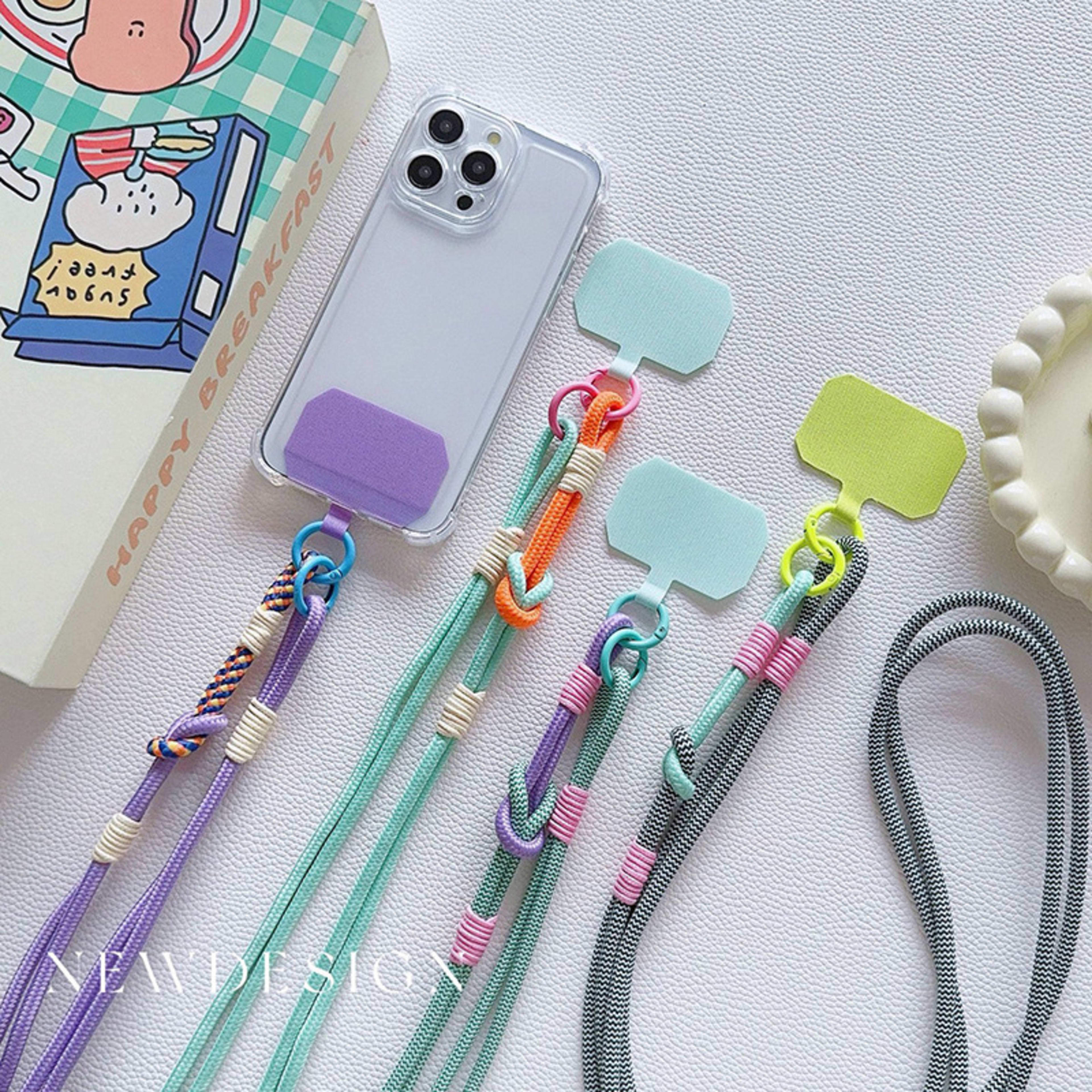 Applicable Creative Dopamine Phone Case Lanyard 8