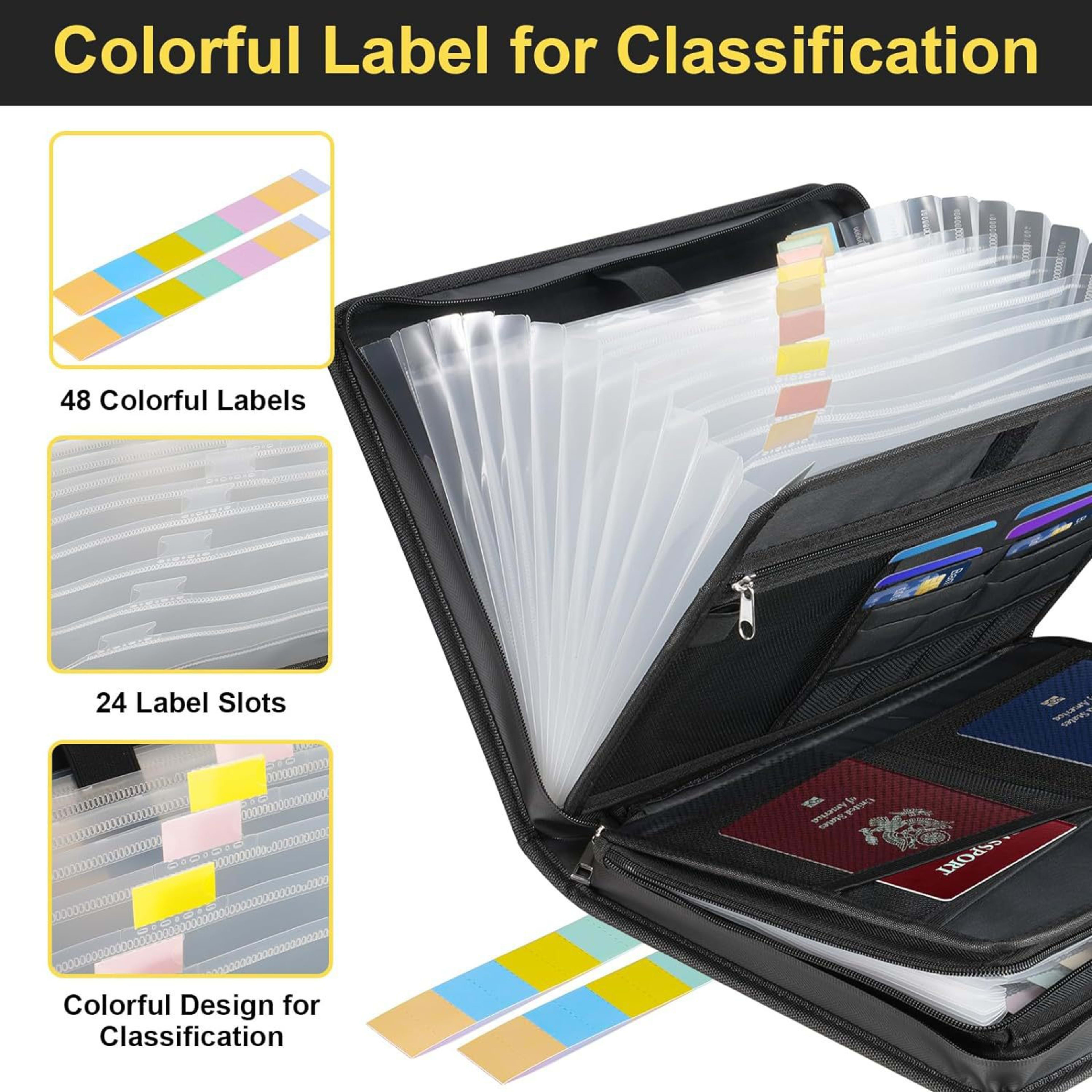 Waterproof And Fireproof File Bag Foldable Organ File Bag 5