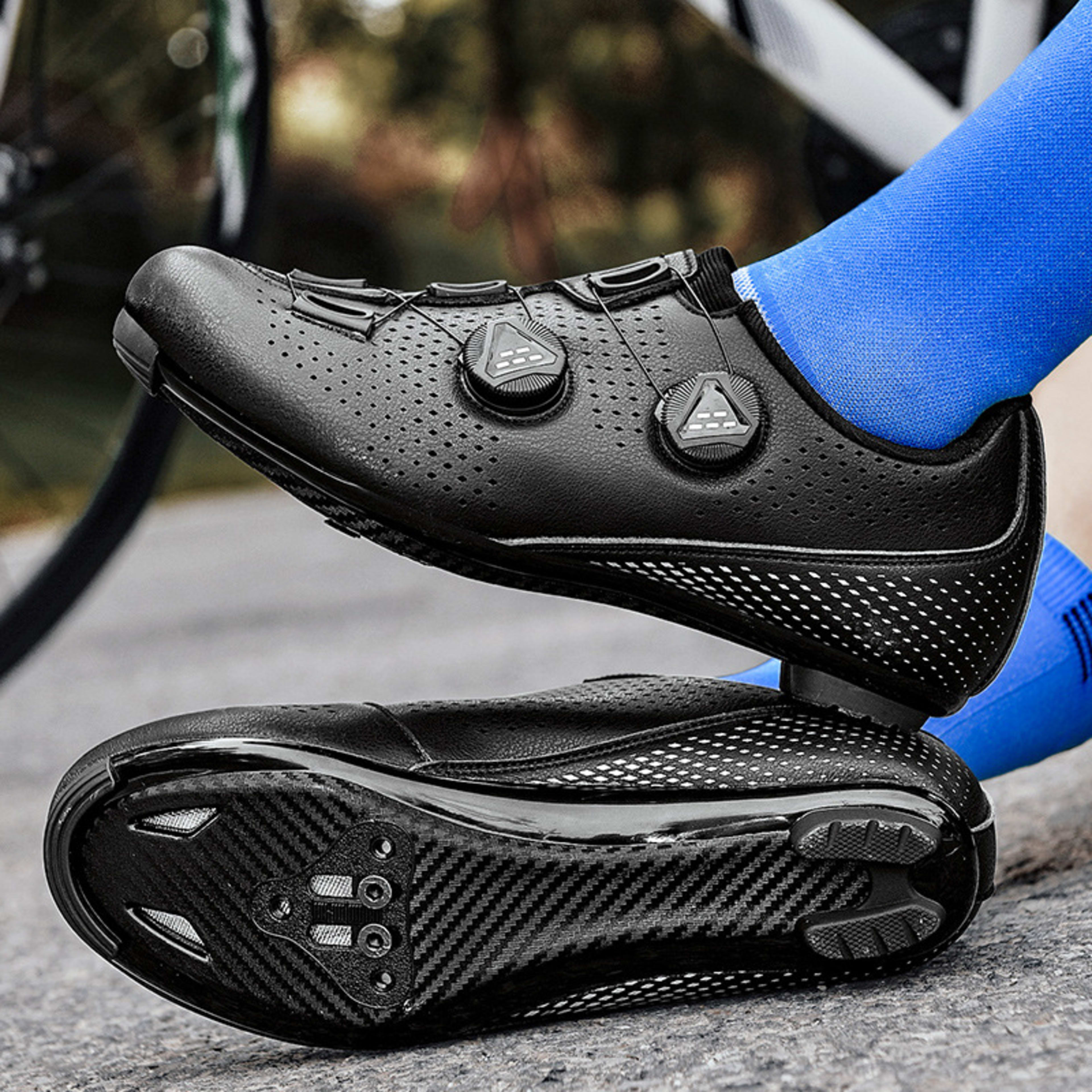 Professional Riding Shoes Men's Mountain Cycling Shoes 5