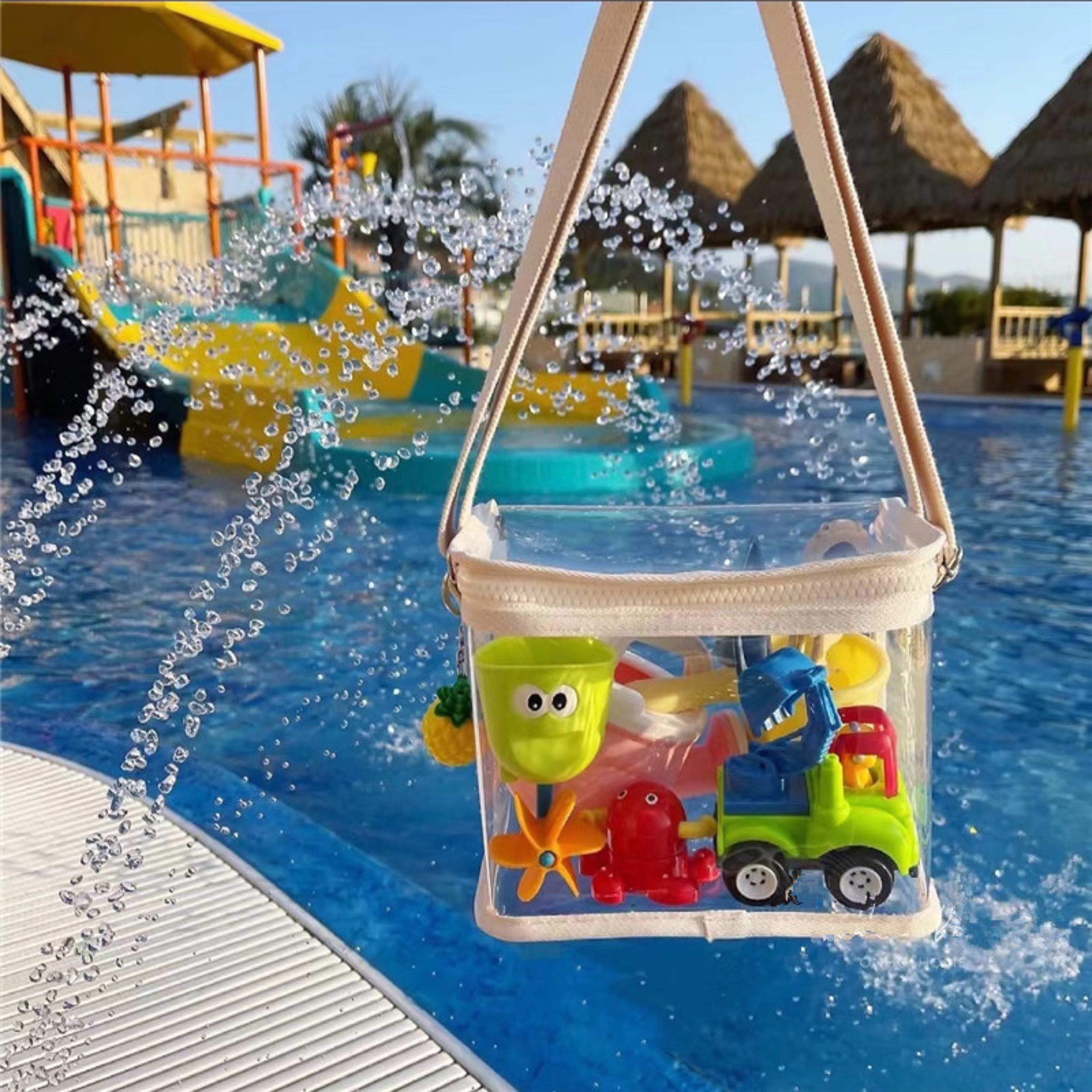 Children's Street Shooting Outdoor Snack Toy Transparent Bag 2
