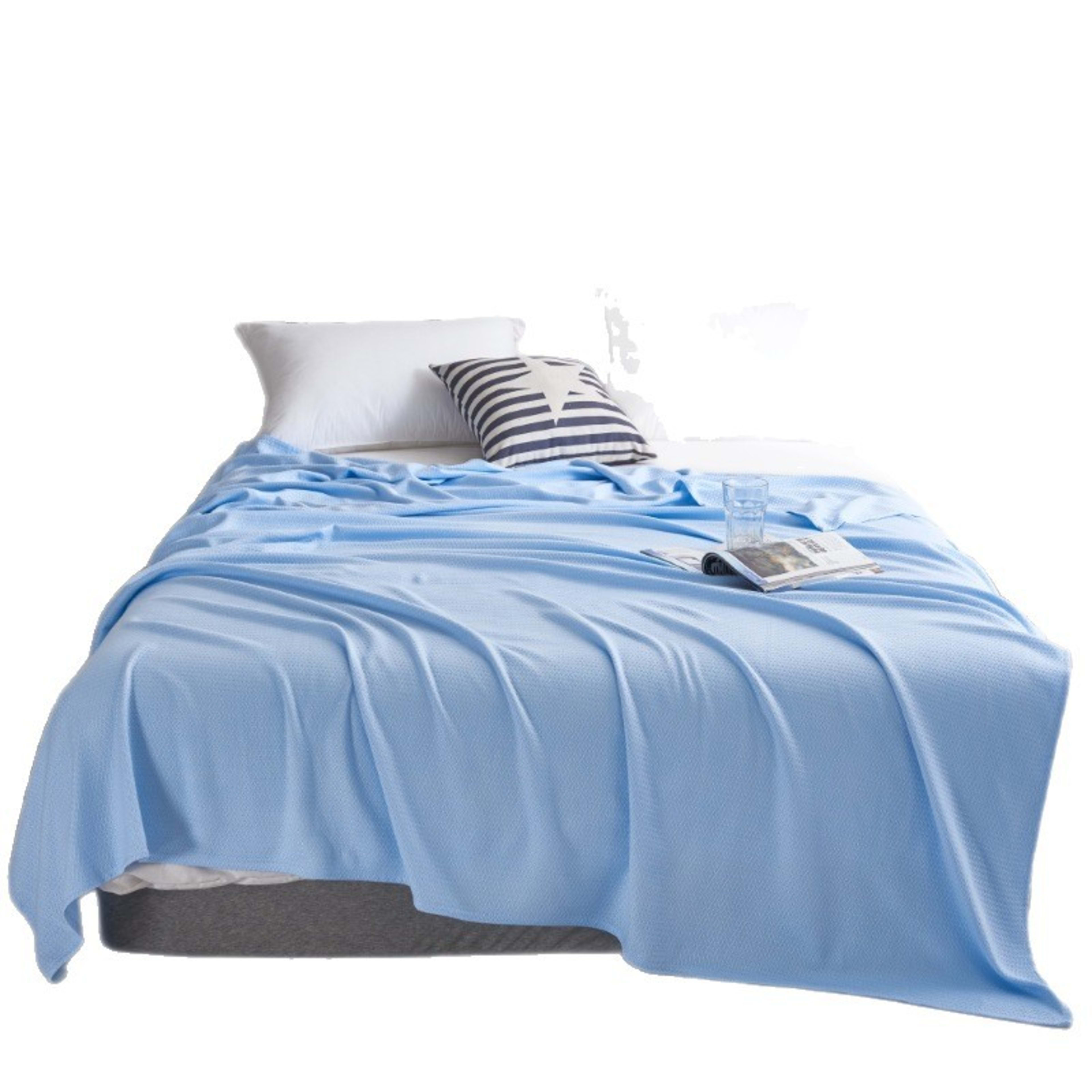 Summer Blanket Ice Silk Towel Quilt Sofa Throw Nap And Air-conditioning Blanket 3