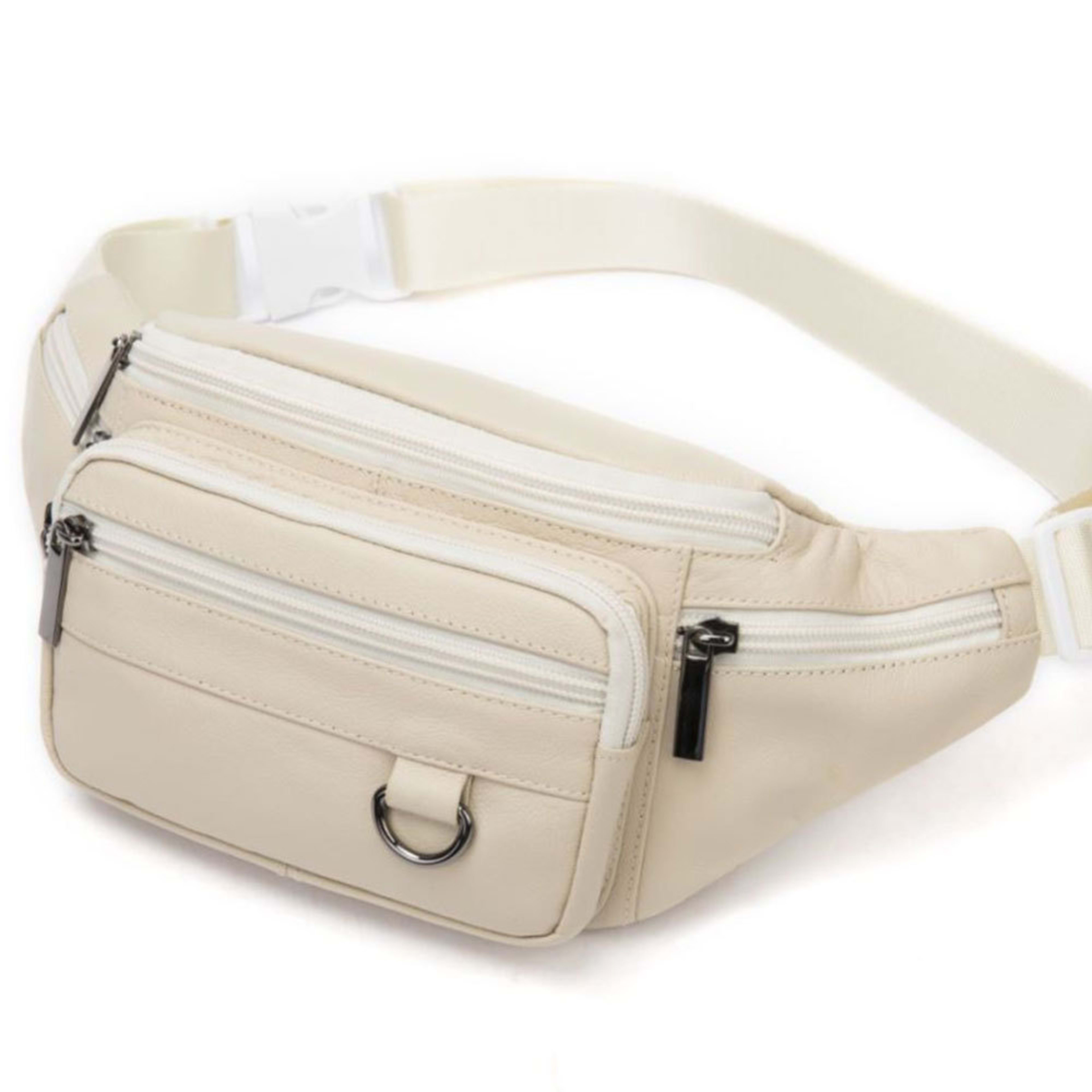 High-end Full-grain Leather Chest Bag 8