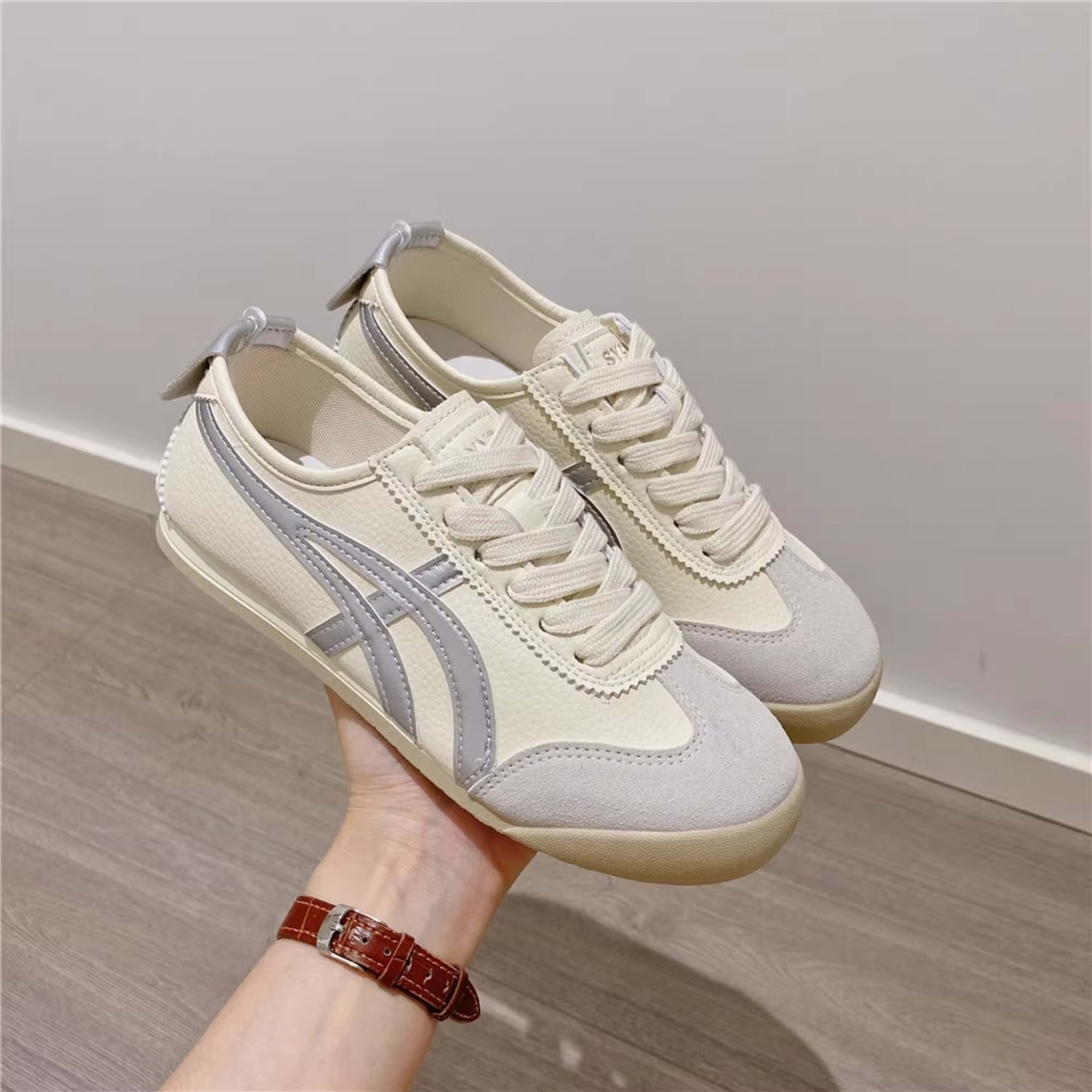 Women's Leather Thick-soled Breathable Mesh Cortez 8