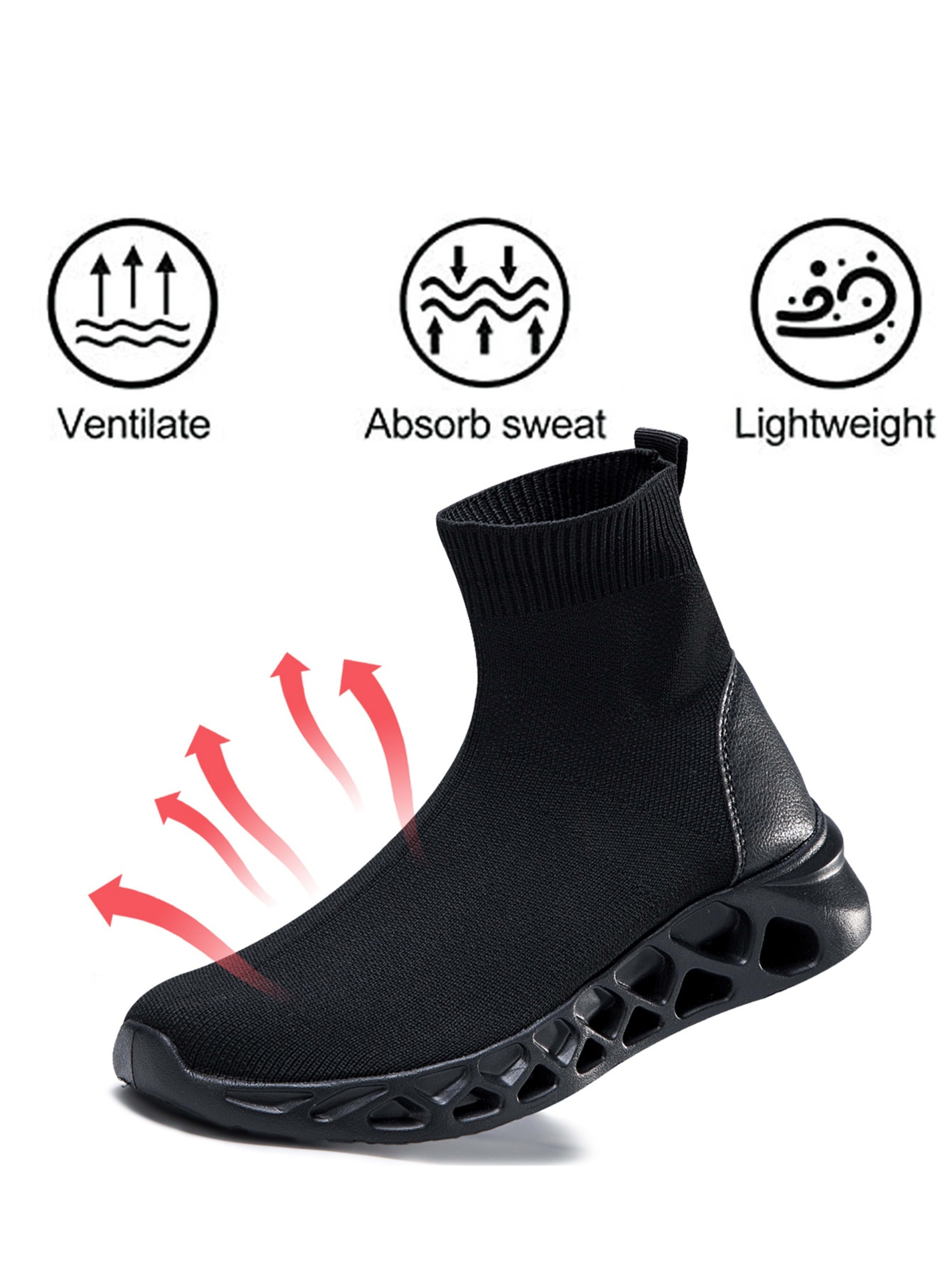 High-top Casual Stretch Socks Ankle Sock Boots Breathable Shoes 2