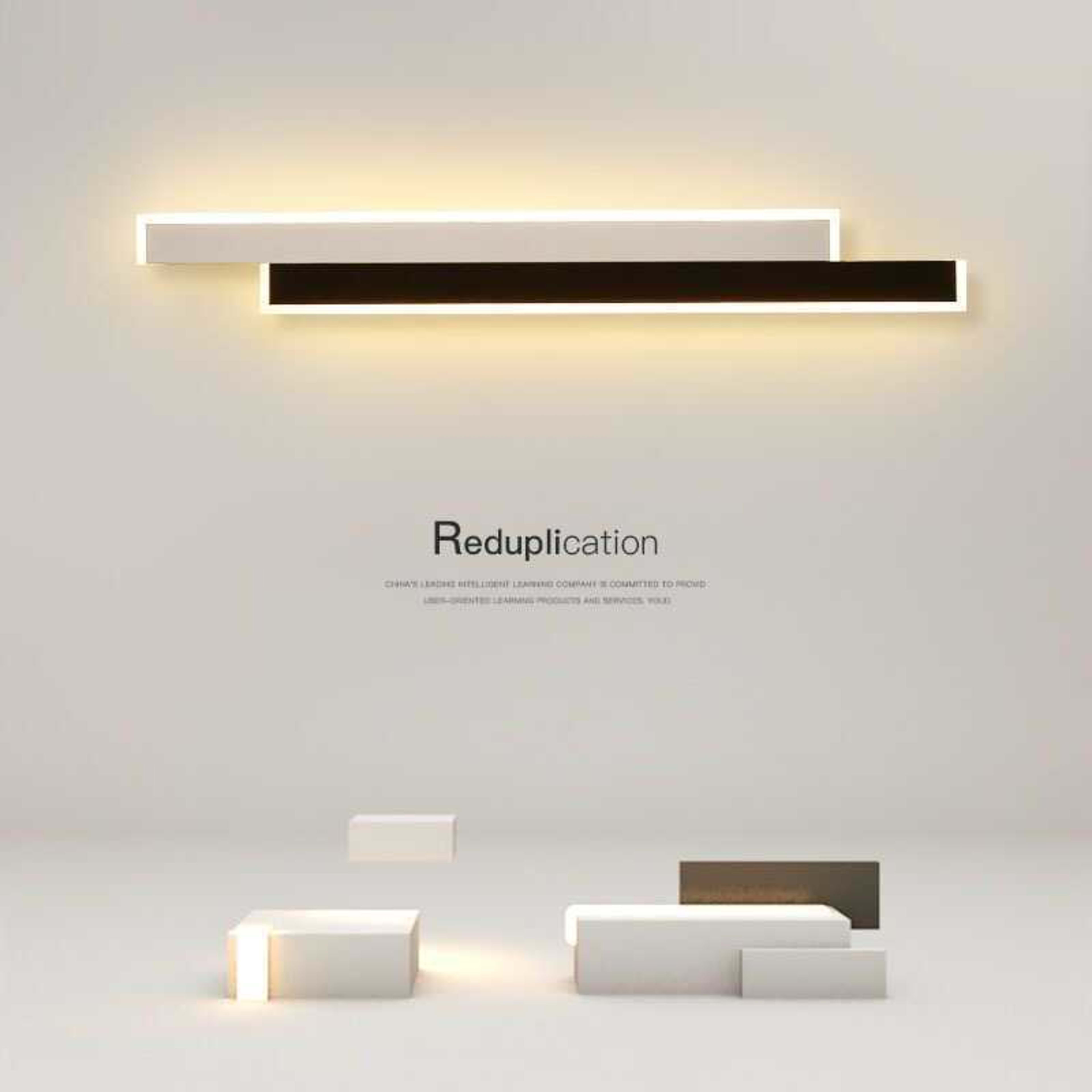 Minimalist Creative Personalized Long Strip Wall Lamp 4