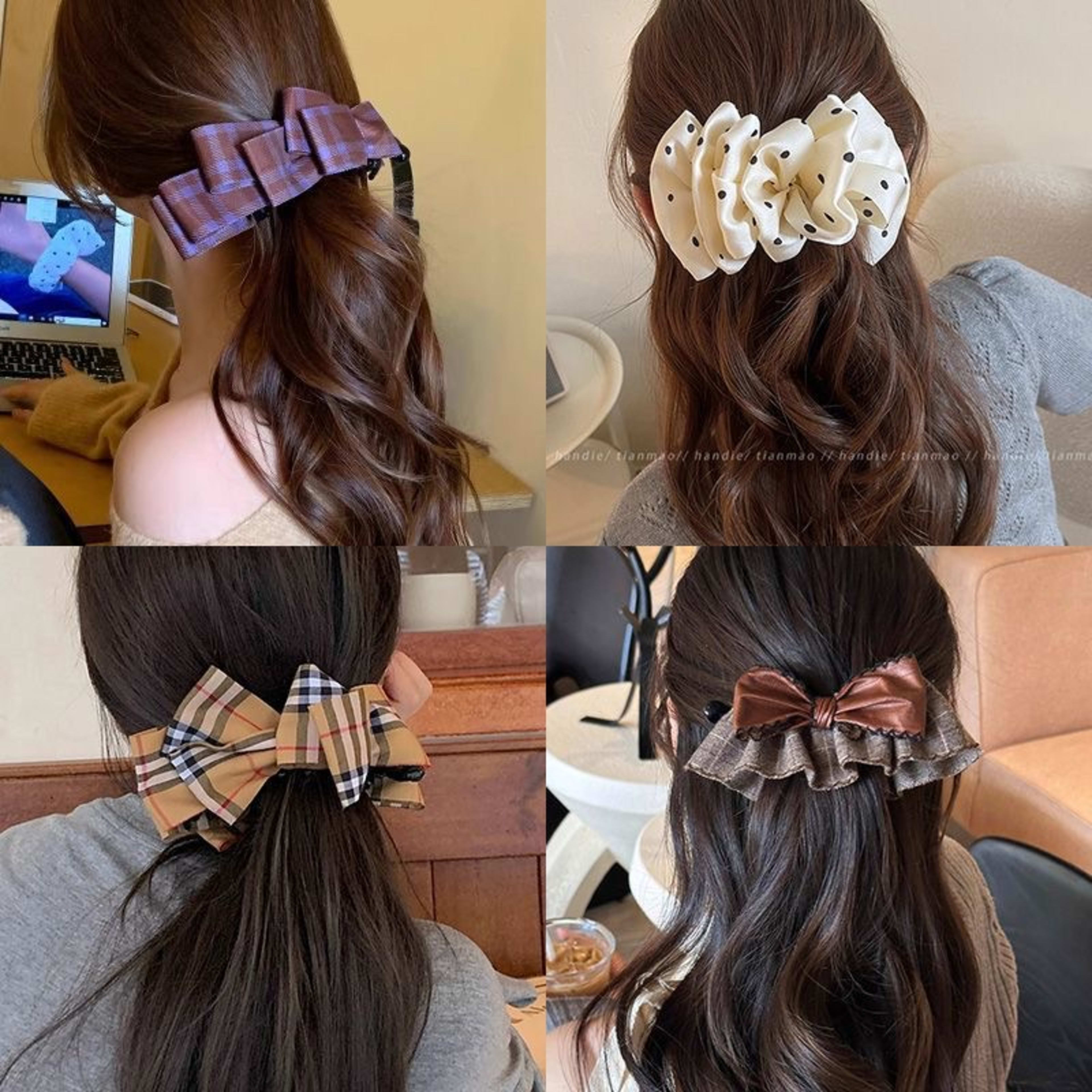 Elegant Sophisticated Bun-style Ponytail Clip For The Back Of The Head 41