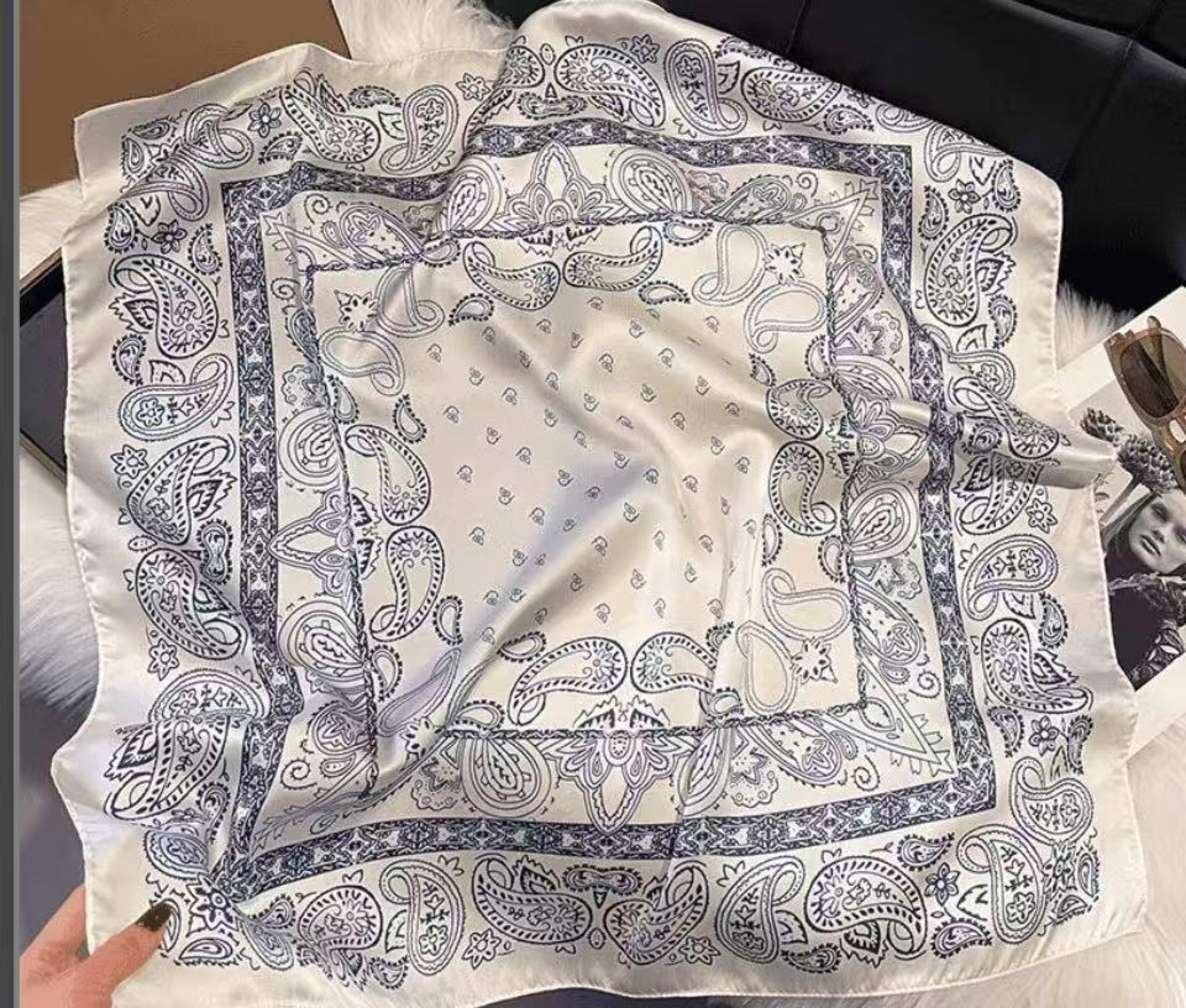 New Womens Versatile Square Silk Scarf 10