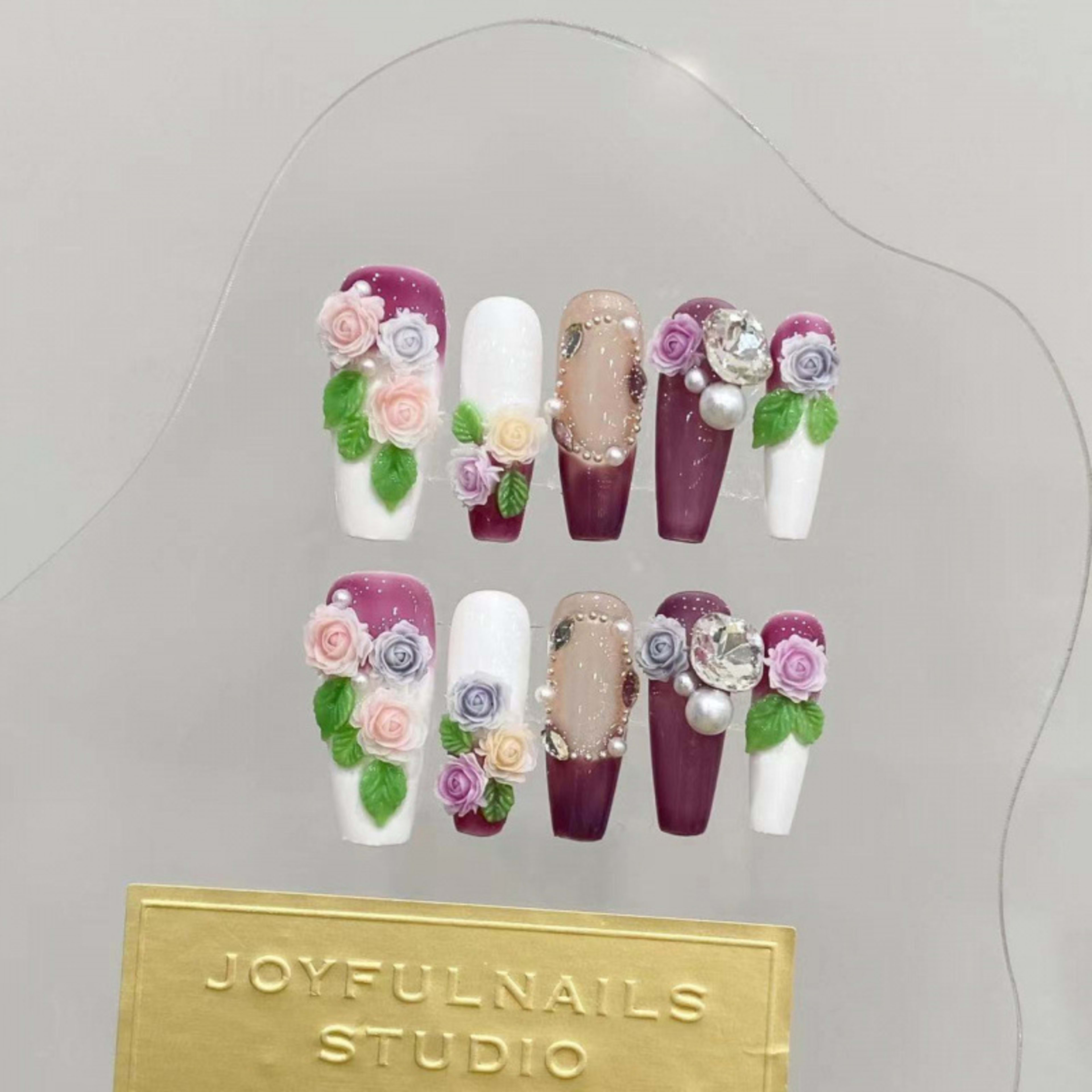 Nail Art Spring Little Flowers Summer Vibe Wearable Fake Nails 19