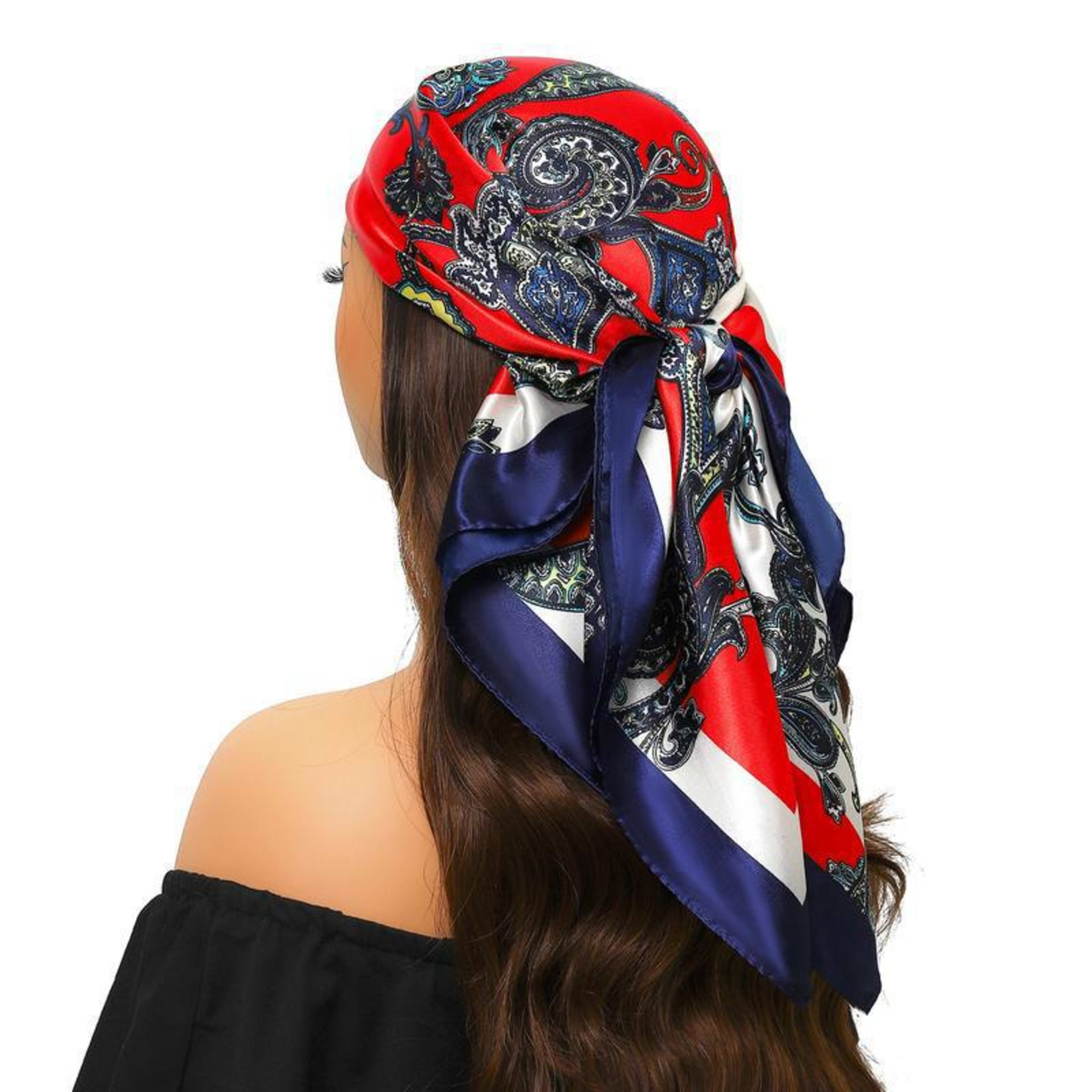 Women's Creative Printed All-Match Shawl Headscarf 7