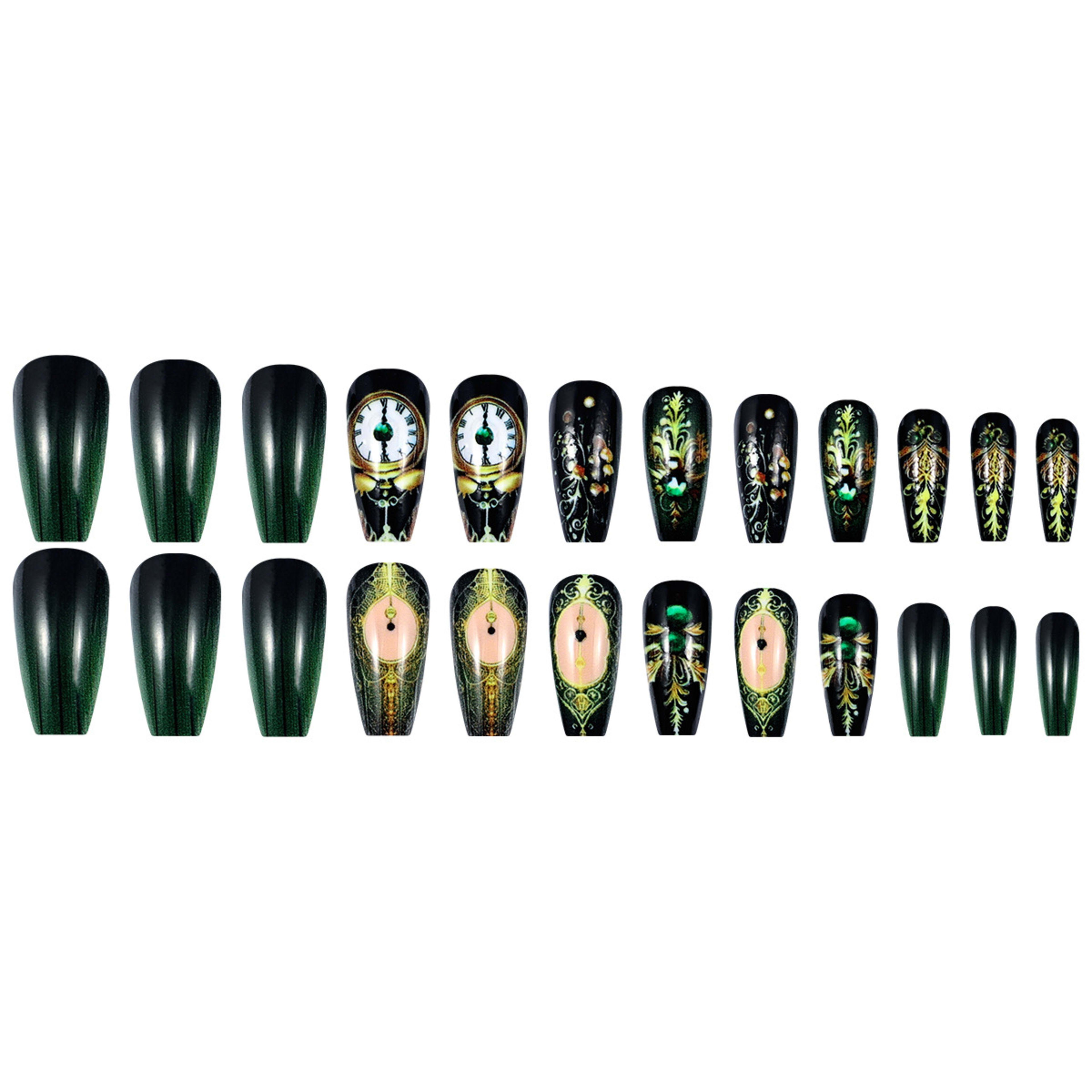 Retro Ins Style Removable Fake Nail Tip 1