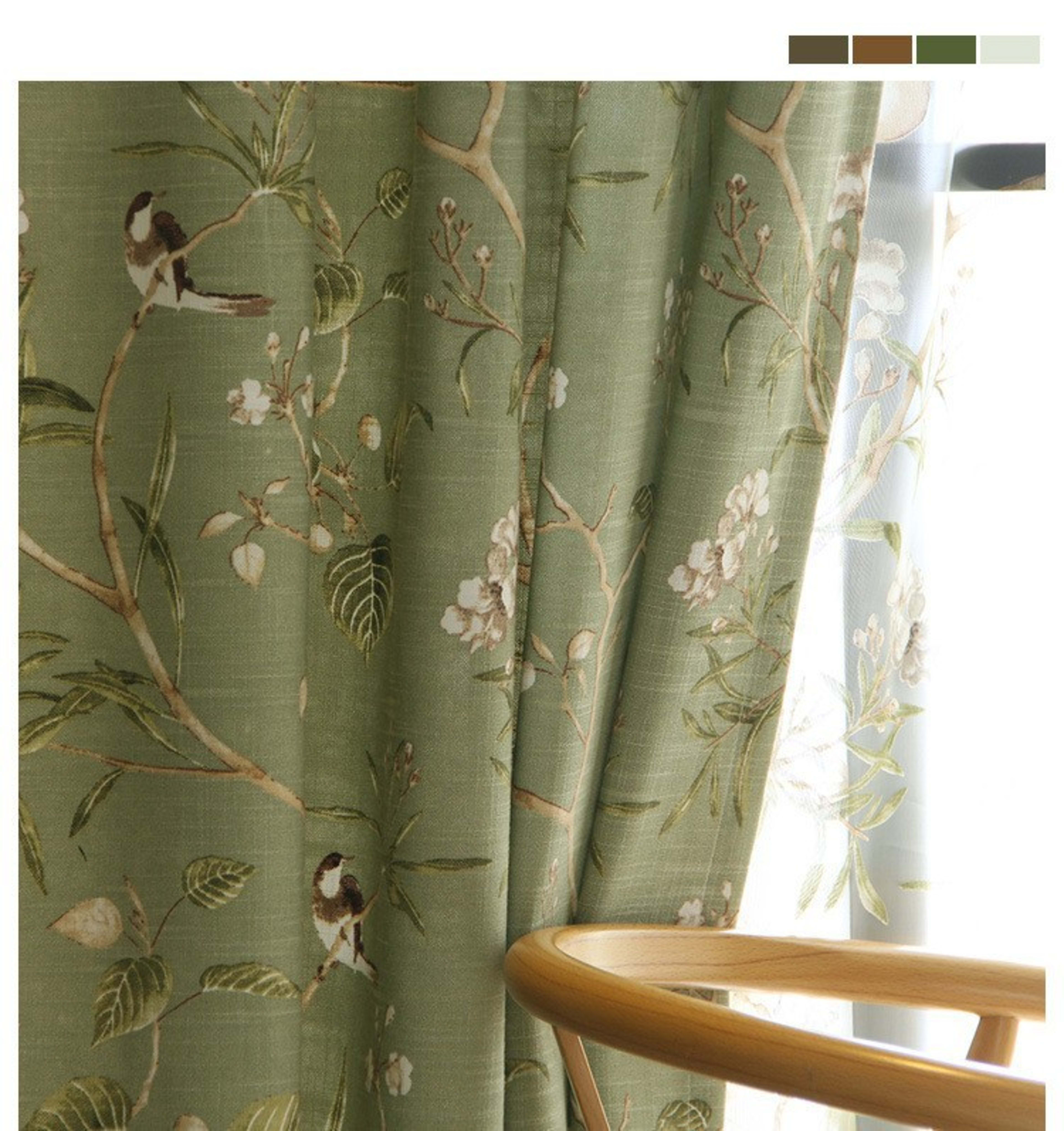 American Country Rustic Style Curtains 4