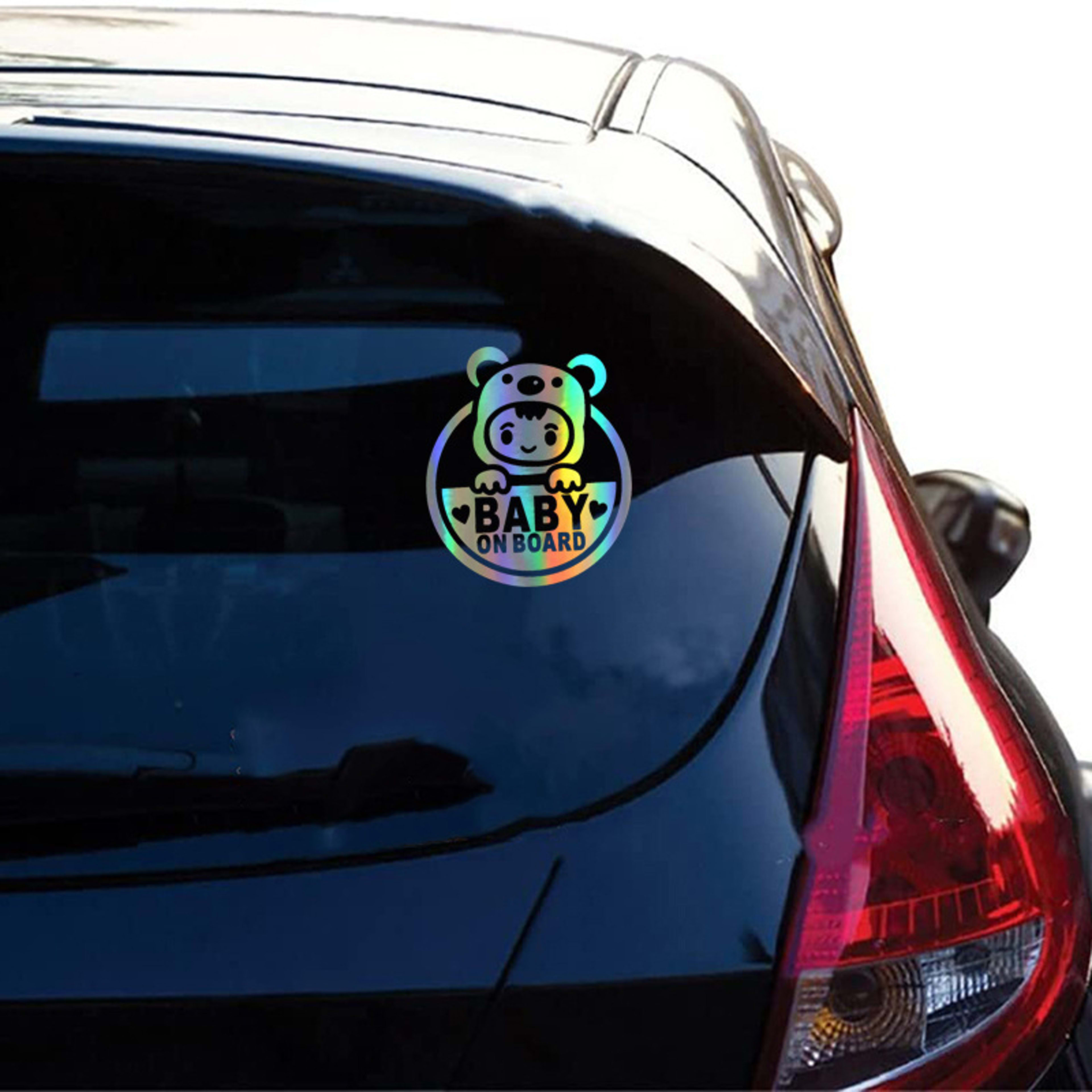 Laser Reflective Car Window Glass Creative Sticker 2