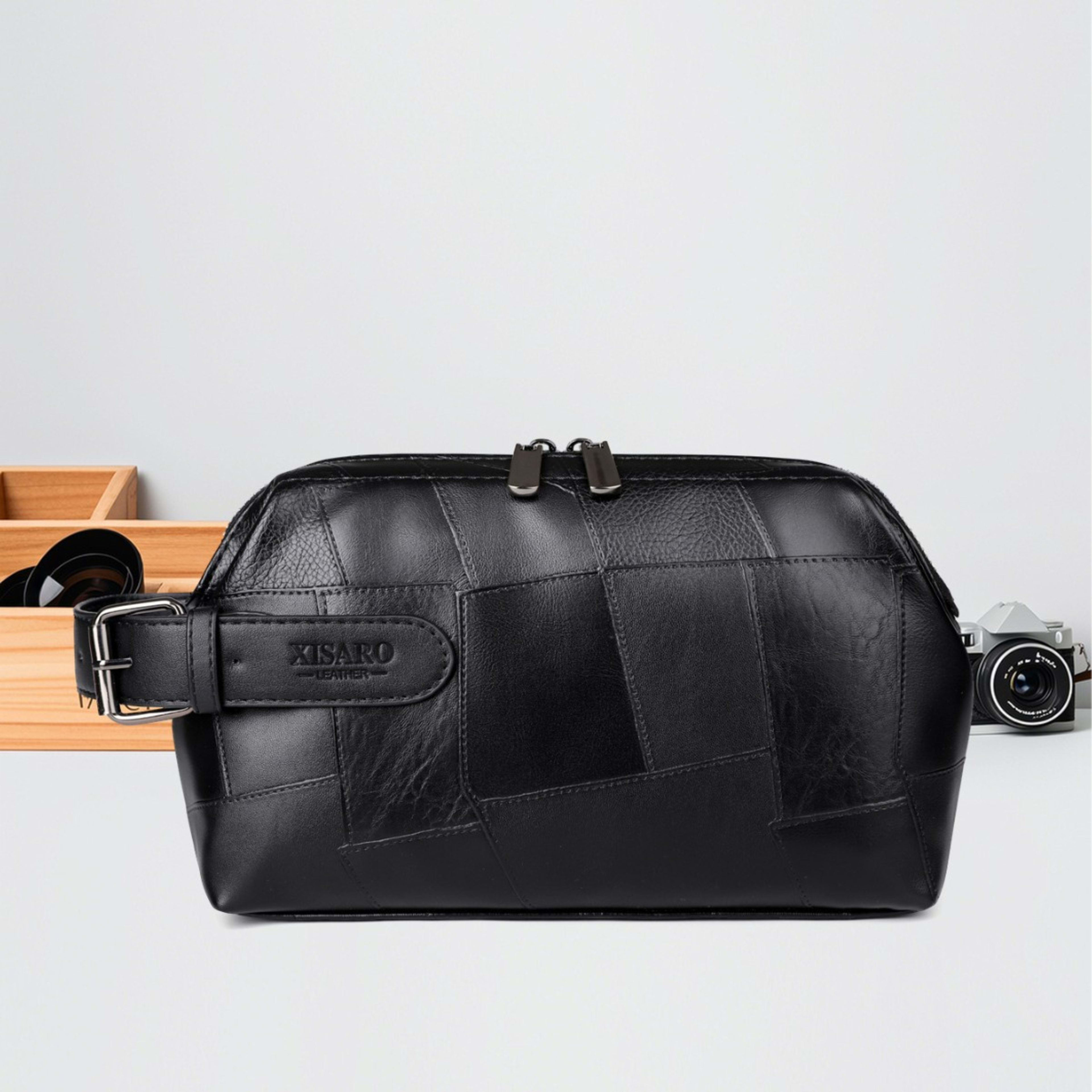 Large Capacity Business Casual Men's Soft Leather Handbag